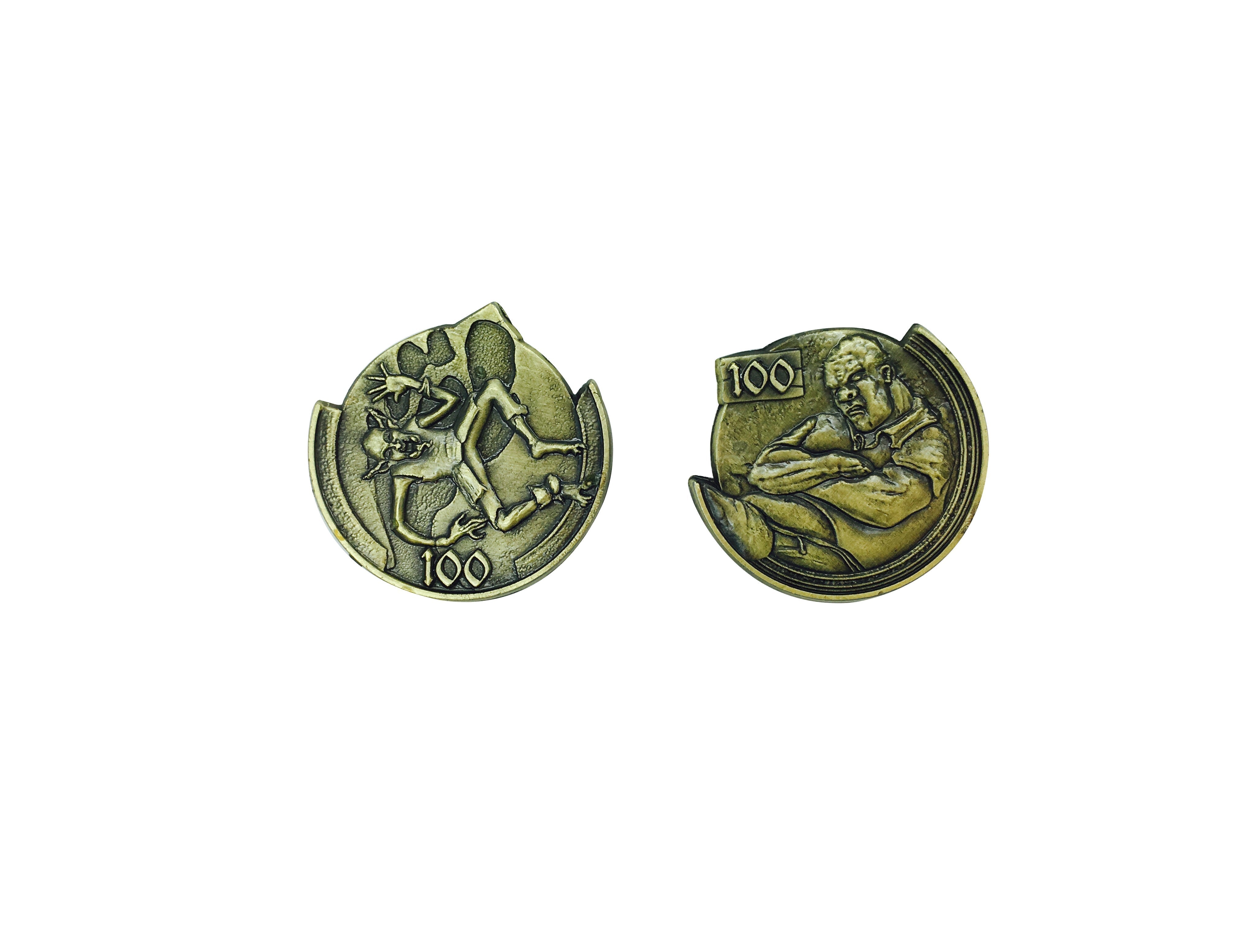 Adventure Coins – Orc and Goblins Metal Coins Set of 10-Norse Foundry-Norse Foundry-RPG Coins-Metal Coins-DND Coins-TTRPG Coins-dnd accessories-d&d coins