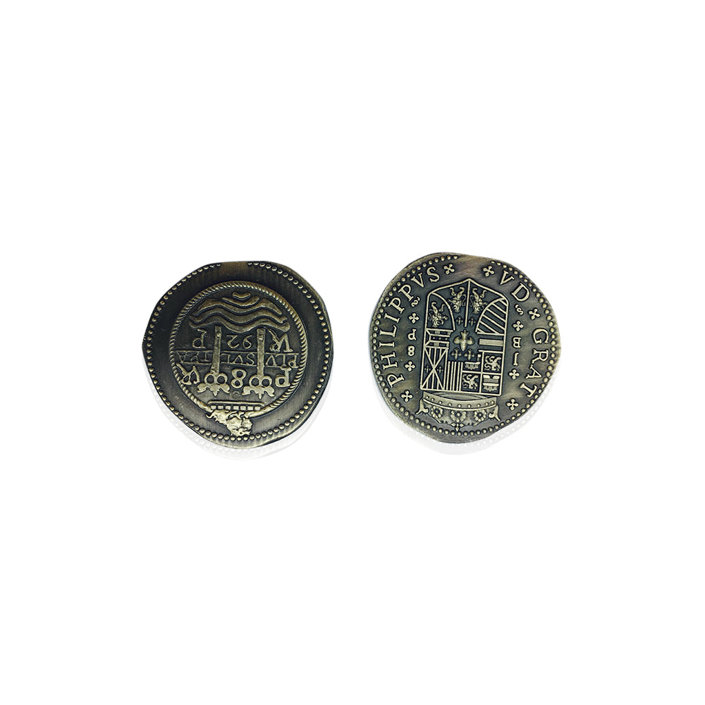 Adventure Coins – Pirate Doubloon Metal Coins Variety Pack Set of 10 Historical-Norse Foundry-Norse Foundry-RPG Coins-Metal Coins-DND Coins-TTRPG Coins-dnd accessories-d&d coins