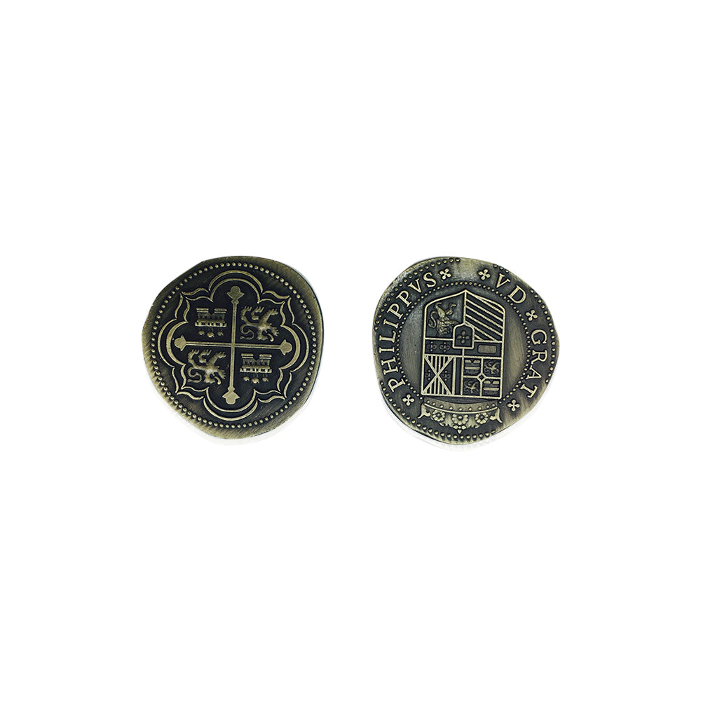 Adventure Coins – Pirate Doubloon Metal Coins Variety Pack Set of 10 Historical-Norse Foundry-Norse Foundry-RPG Coins-Metal Coins-DND Coins-TTRPG Coins-dnd accessories-d&d coins
