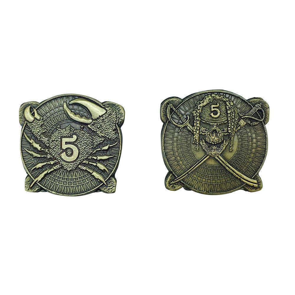 Adventure Coins – Pirates Metal Coins Set of 10-Norse Foundry-Norse Foundry-RPG Coins-Metal Coins-DND Coins-TTRPG Coins-dnd accessories-d&d coins