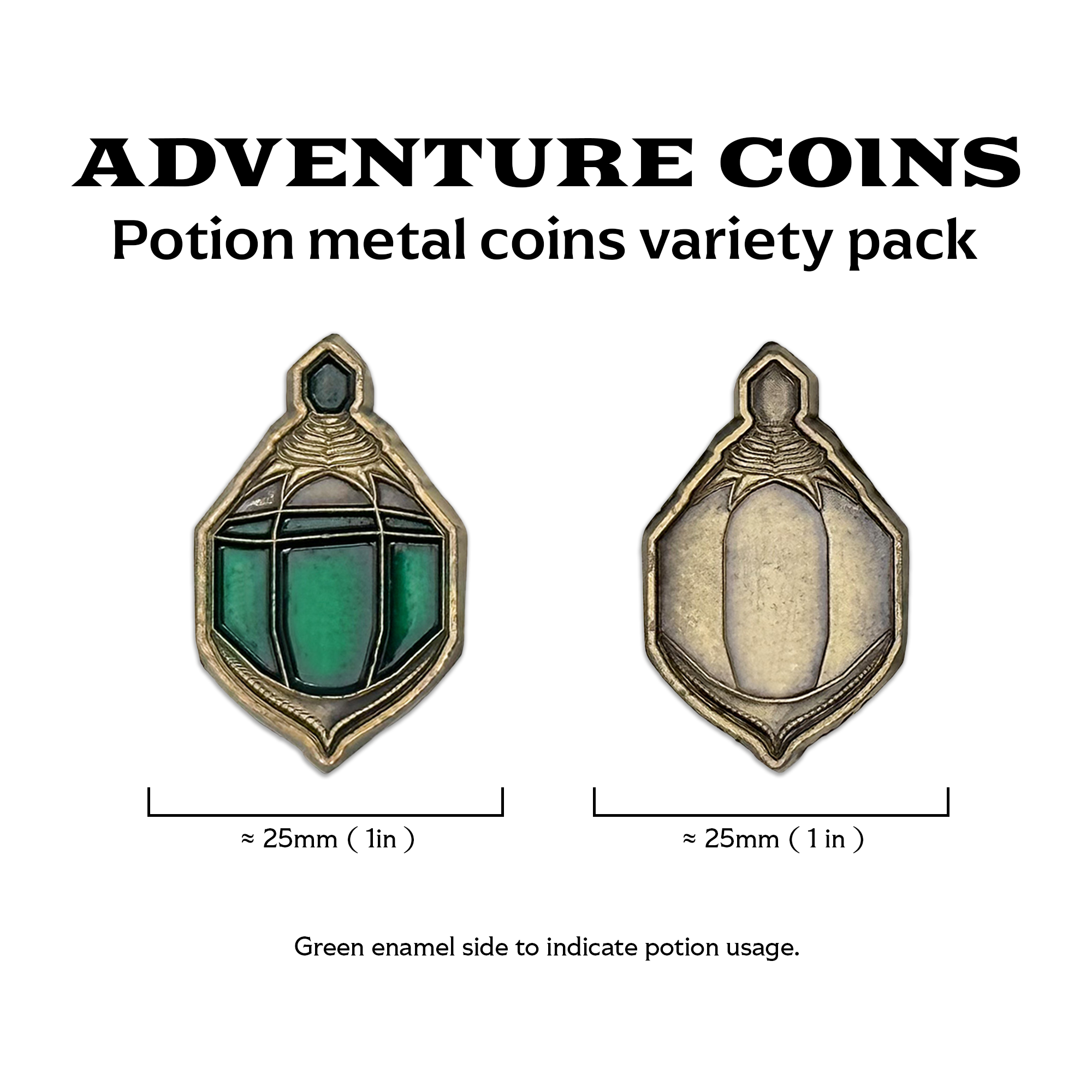 Adventure Coins - Potion Metal Coins Variety Pack-Coins-Norse Foundry-RPG Coins-Metal Coins-D&D Coins-TTRPG Coins-d&d accessories-dnd coins