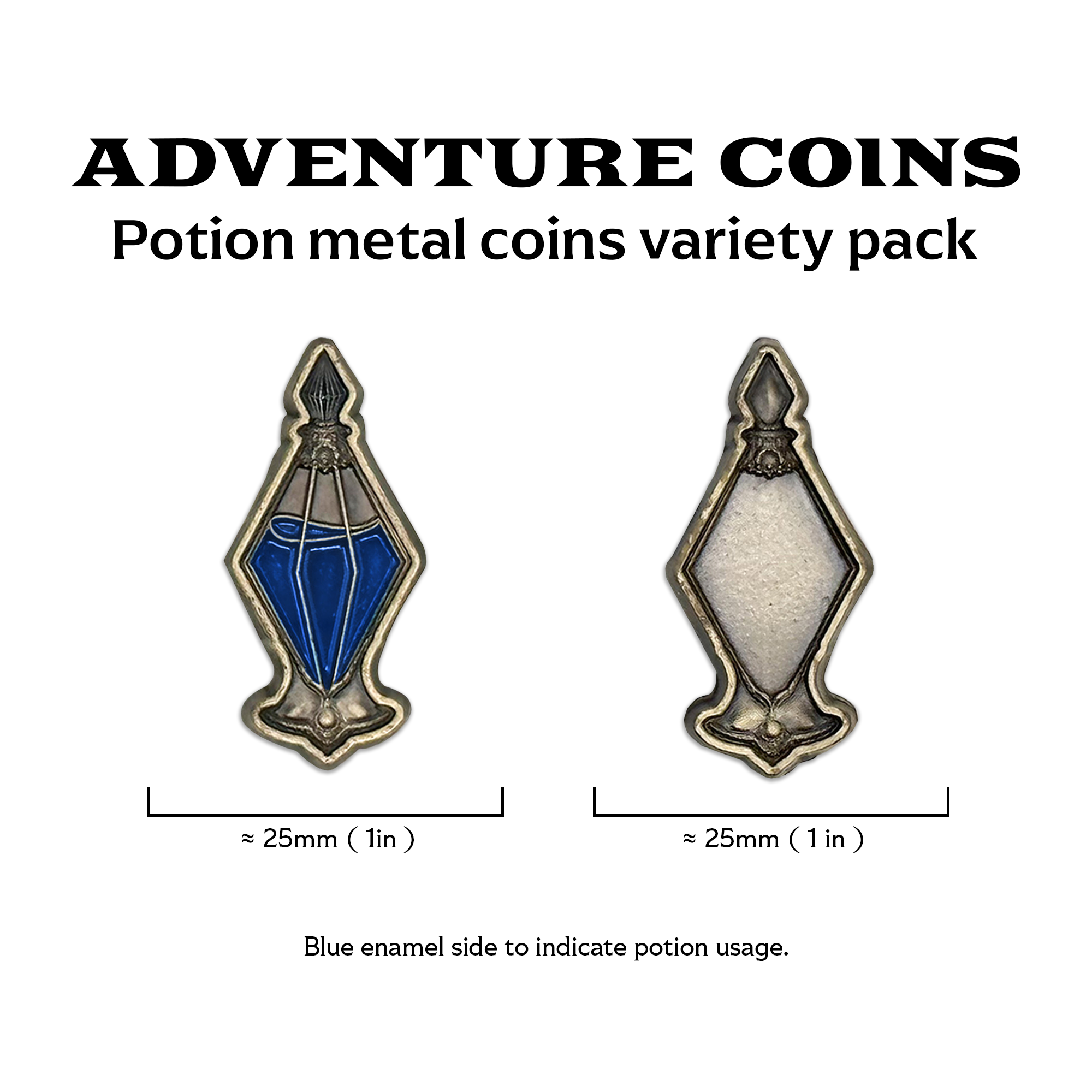 Adventure Coins - Potion Metal Coins Variety Pack-Coins-Norse Foundry-RPG Coins-Metal Coins-D&D Coins-TTRPG Coins-d&d accessories-dnd coins