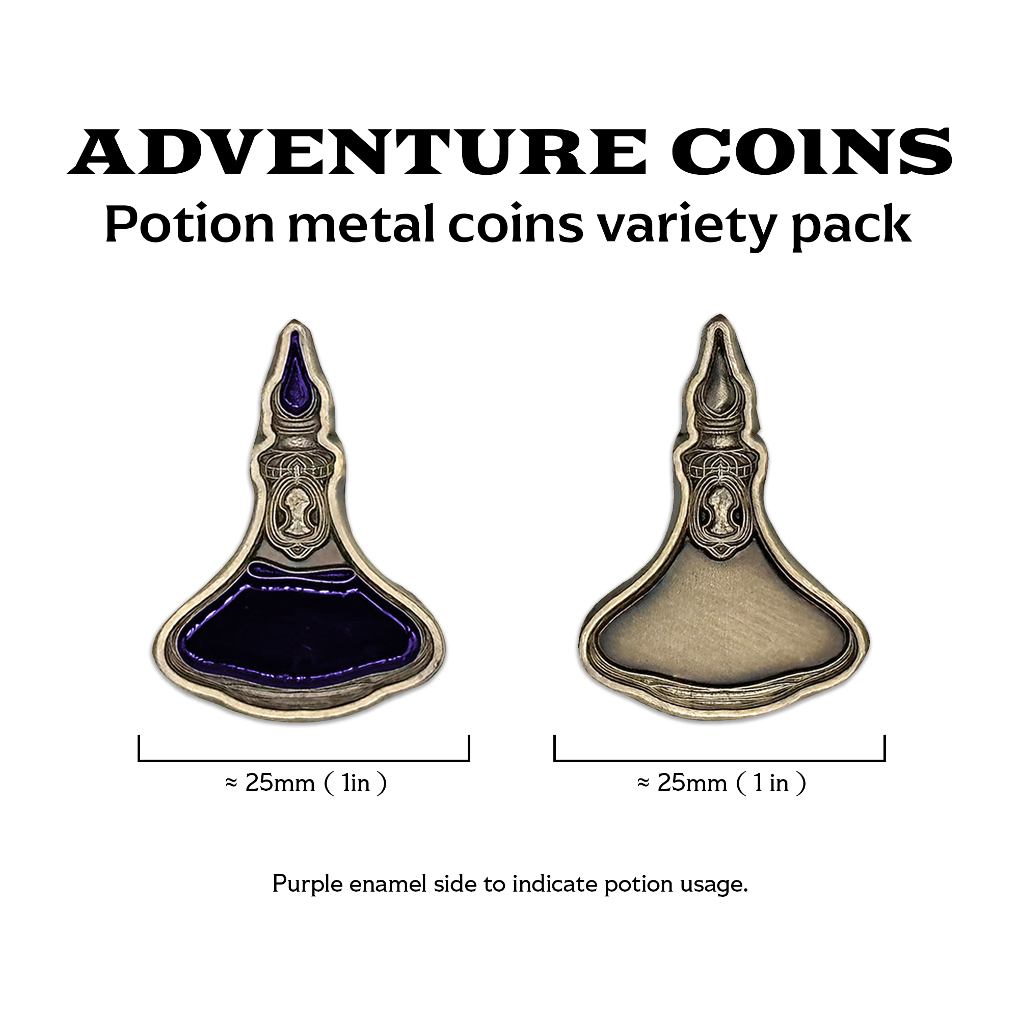 Adventure Coins - Potion Metal Coins Variety Pack-Coins-Norse Foundry-RPG Coins-Metal Coins-D&D Coins-TTRPG Coins-d&d accessories-dnd coins