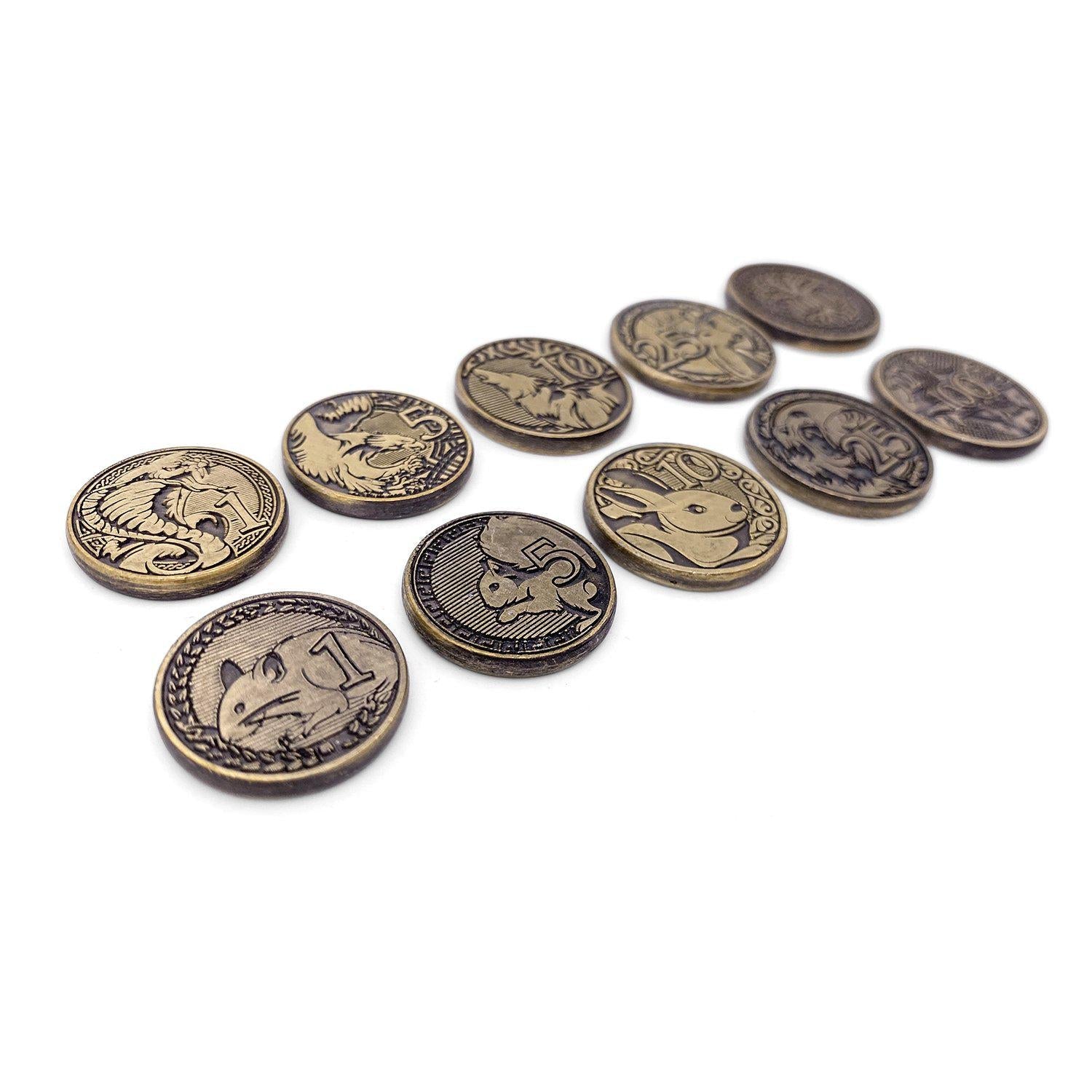 Adventure Coins - Predator or Prey Coins Set of 10-Norse Foundry-Norse Foundry-RPG Coins-Metal Coins-DND Coins-TTRPG Coins-dnd accessories-d&d coins