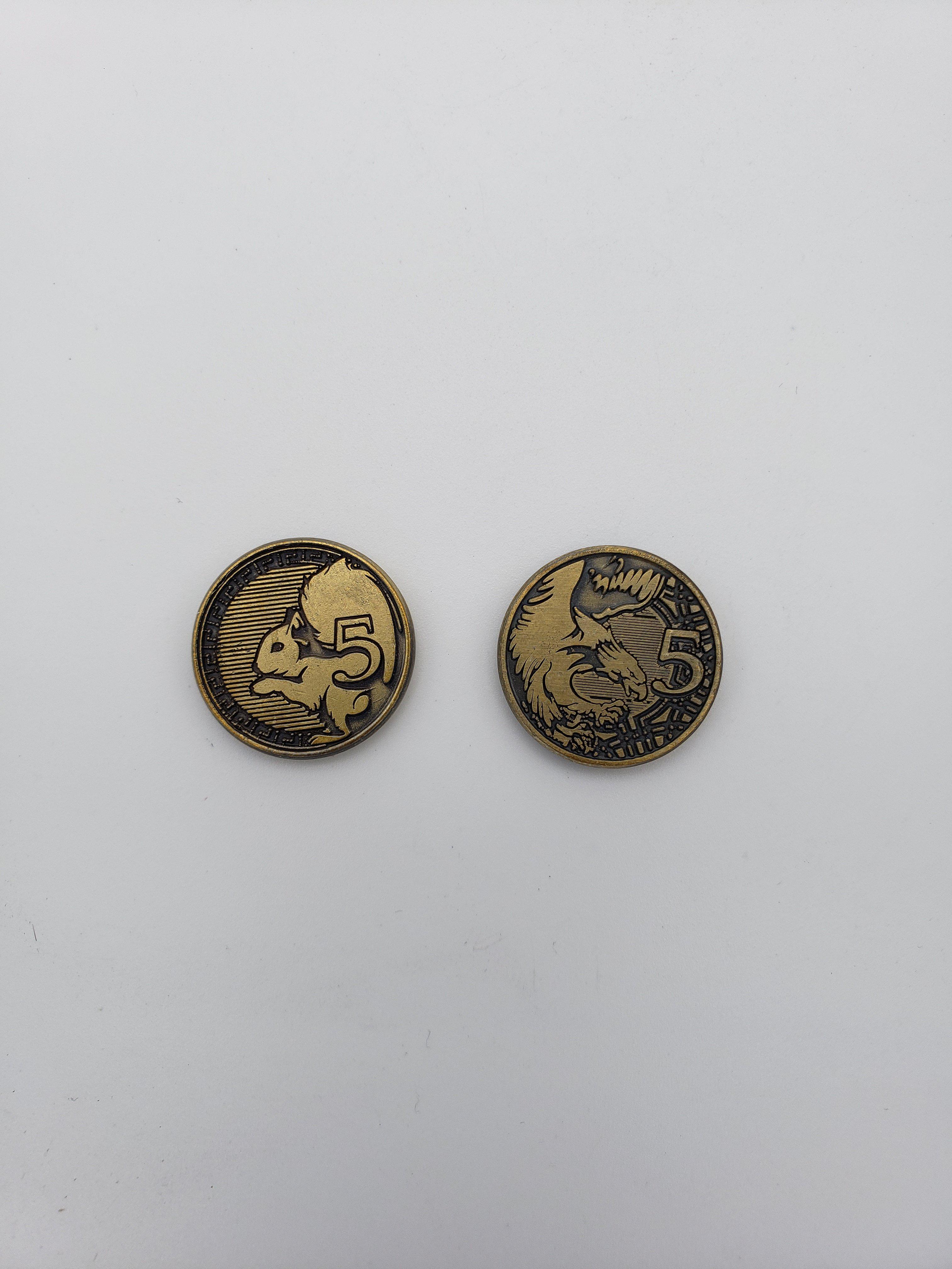 Adventure Coins - Predator or Prey Coins Set of 10-Norse Foundry-Norse Foundry-RPG Coins-Metal Coins-DND Coins-TTRPG Coins-dnd accessories-d&d coins