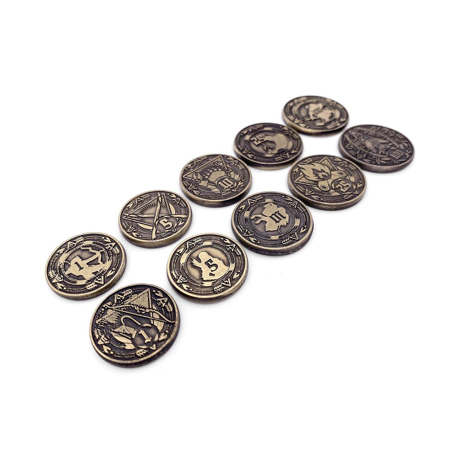 Adventure Coins - Ranger Metal Coins Set of 10-Norse Foundry-Norse Foundry-RPG Coins-Metal Coins-DND Coins-TTRPG Coins-dnd accessories-d&d coins