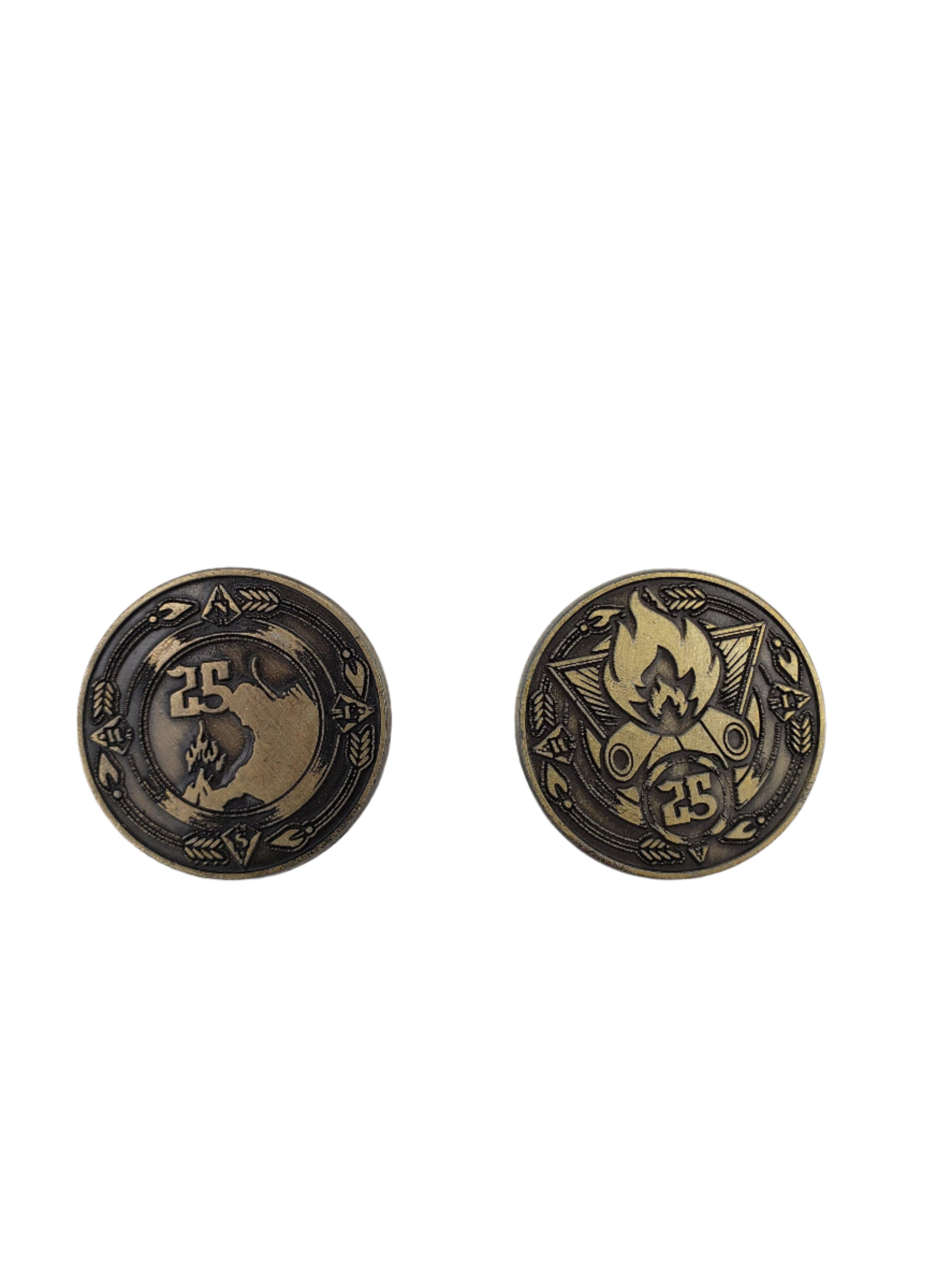 Adventure Coins - Ranger Metal Coins Set of 10-Norse Foundry-Norse Foundry-RPG Coins-Metal Coins-DND Coins-TTRPG Coins-dnd accessories-d&d coins