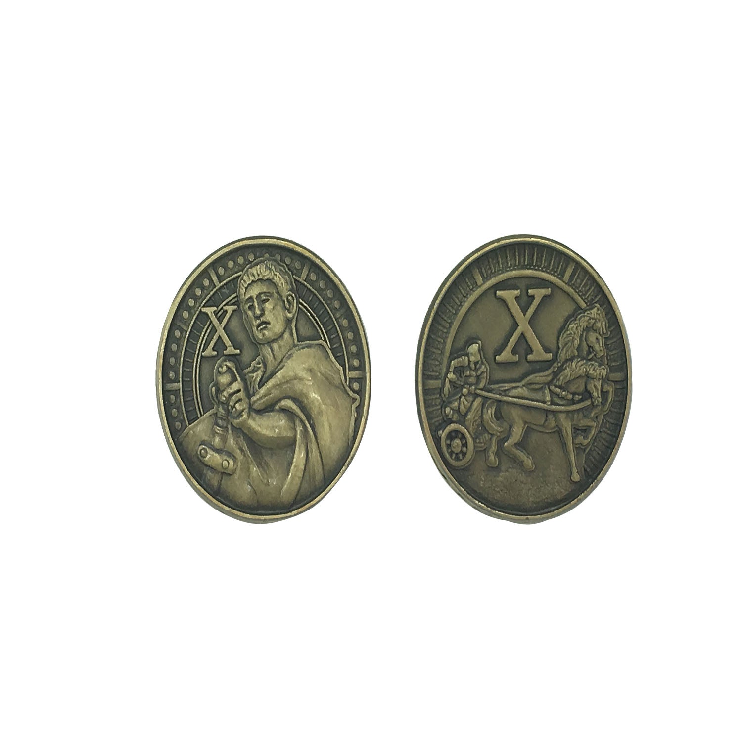 Adventure Coins - Romans Metal Coins Variety Pack Set of 10-Coins-Norse Foundry-RPG Coins-Metal Coins-DND Coins-TTRPG Coins-d&d accessories-d&d coins