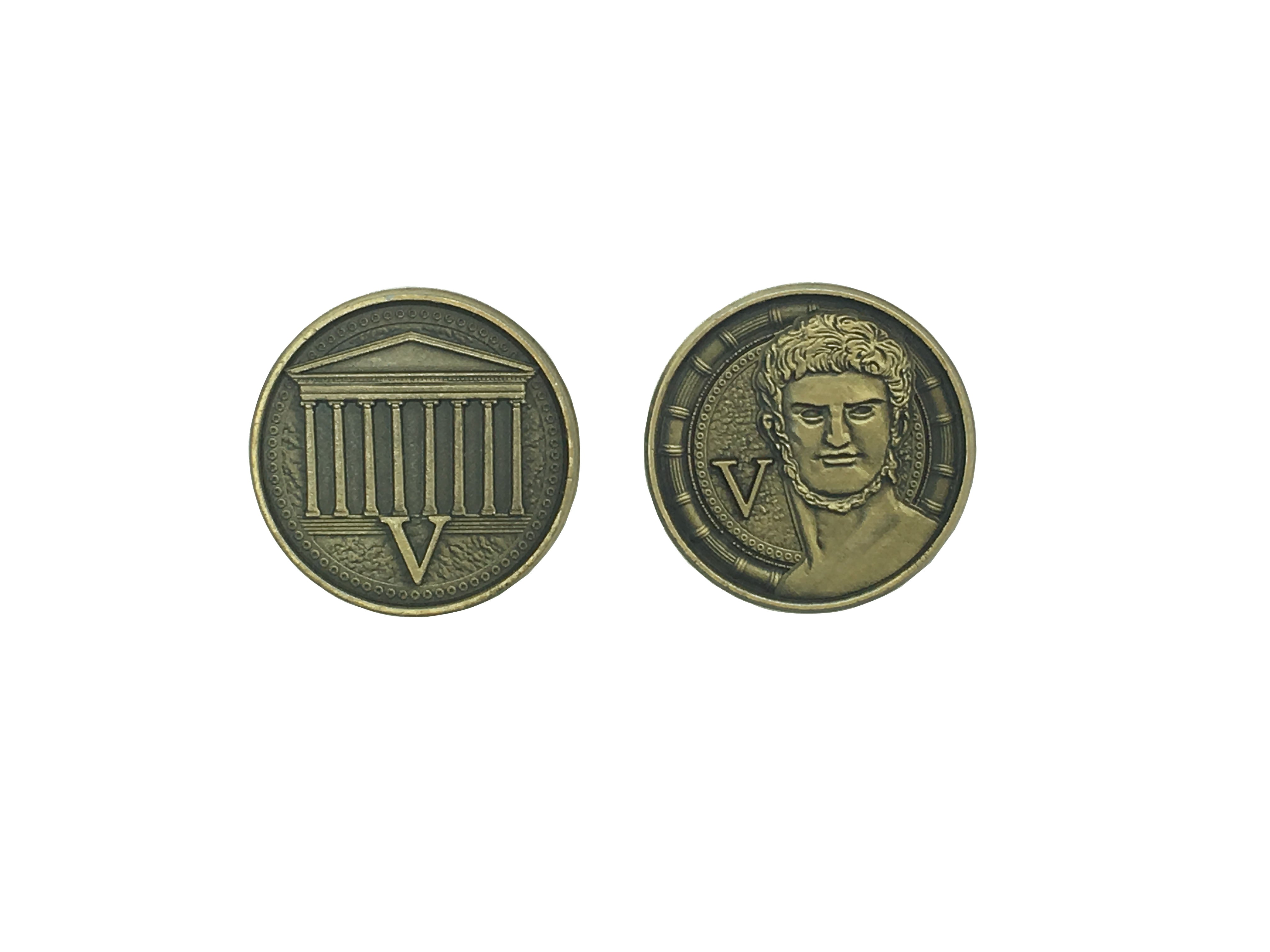 Adventure Coins - Romans Metal Coins Variety Pack Set of 10-Norse Foundry-Norse Foundry-RPG Coins-Metal Coins-DND Coins-TTRPG Coins-dnd accessories-d&d coins