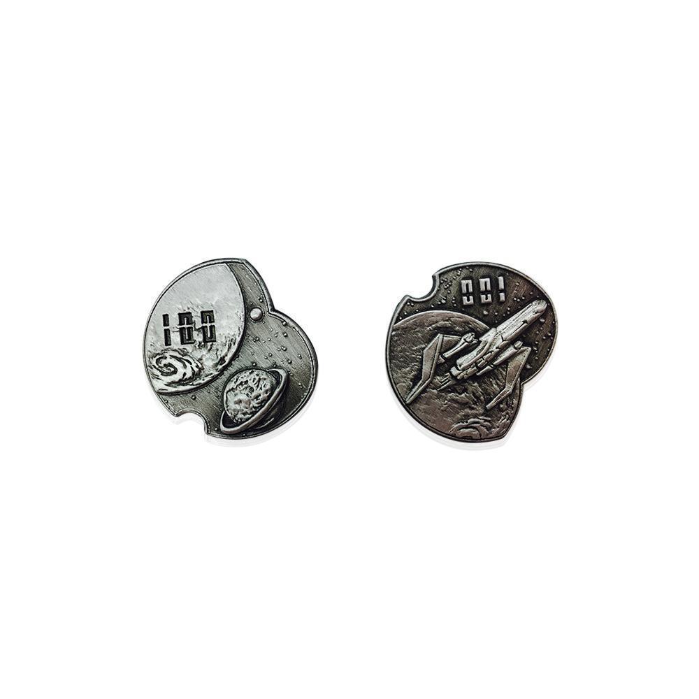 Adventure Coins – Sci-Fi Star Metal Coins Set of 10-Norse Foundry-Norse Foundry-RPG Coins-Metal Coins-DND Coins-TTRPG Coins-dnd accessories-d&d coins