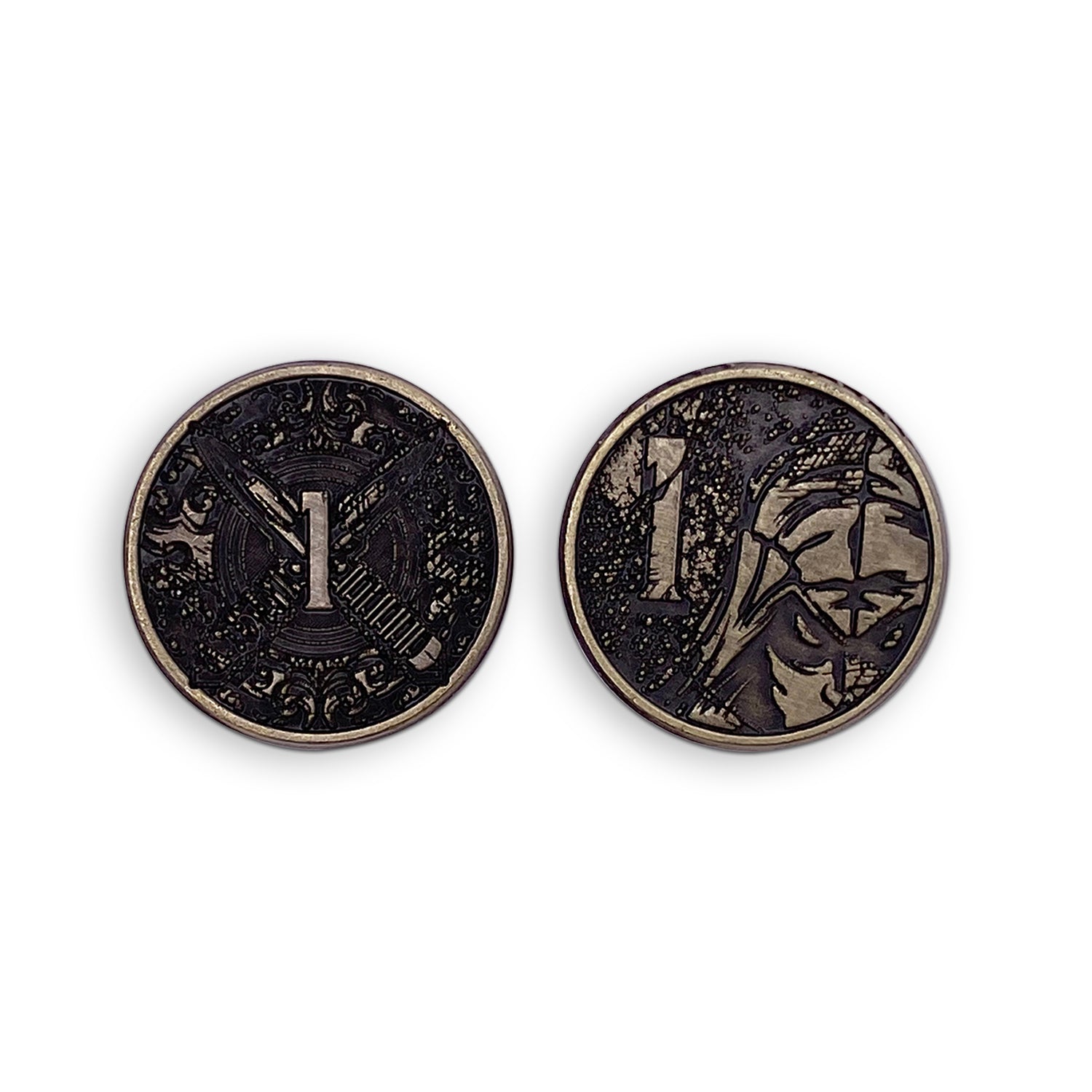 Adventure Coins – Thieves Metal Coins Set of 10-Norse Foundry-Norse Foundry-RPG Coins-Metal Coins-DND Coins-TTRPG Coins-dnd accessories-d&d coins