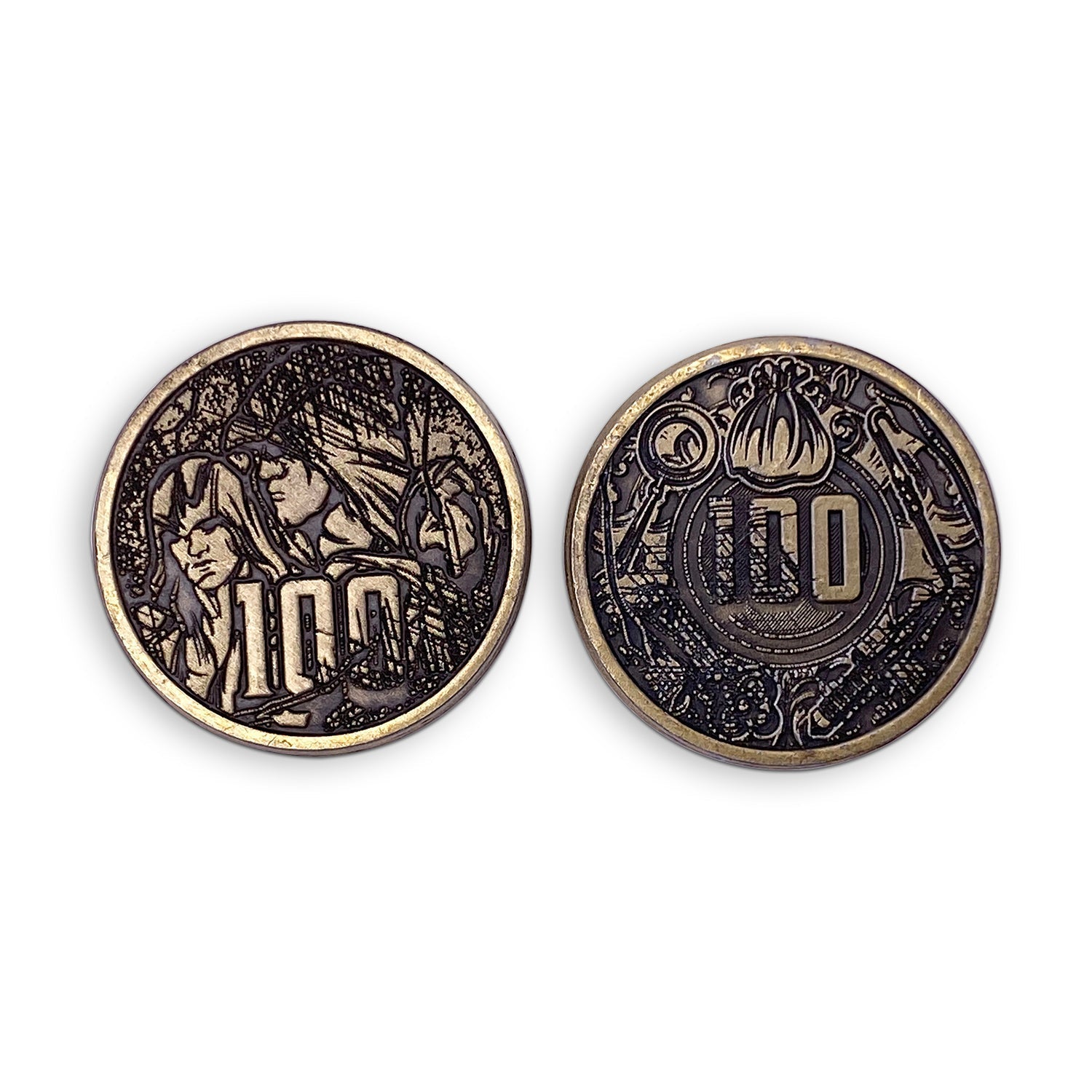 Adventure Coins – Thieves Metal Coins Set of 10-Norse Foundry-Norse Foundry-RPG Coins-Metal Coins-DND Coins-TTRPG Coins-dnd accessories-d&d coins