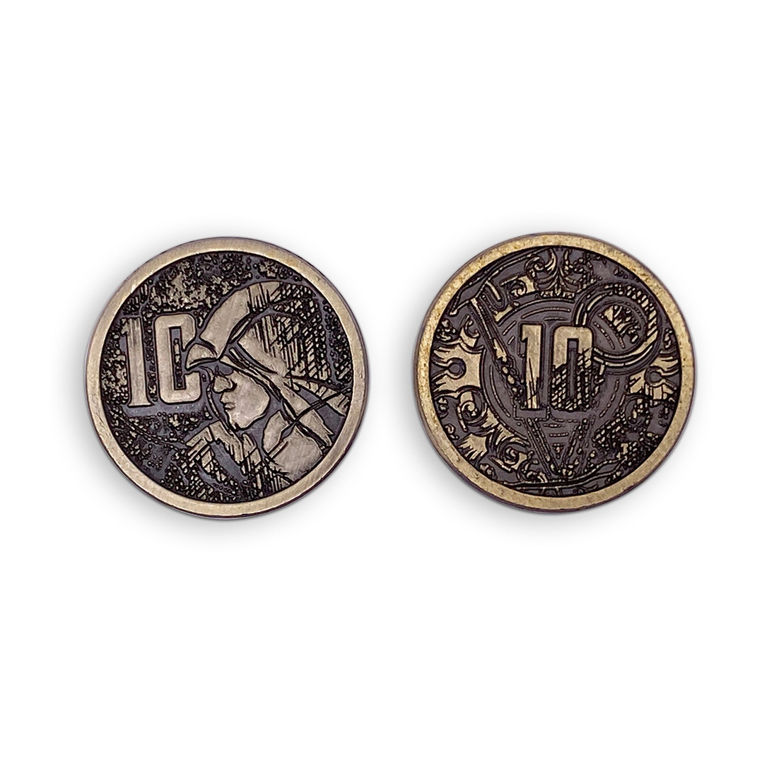 Adventure Coins – Thieves Metal Coins Set of 10-Norse Foundry-Norse Foundry-RPG Coins-Metal Coins-DND Coins-TTRPG Coins-dnd accessories-d&d coins