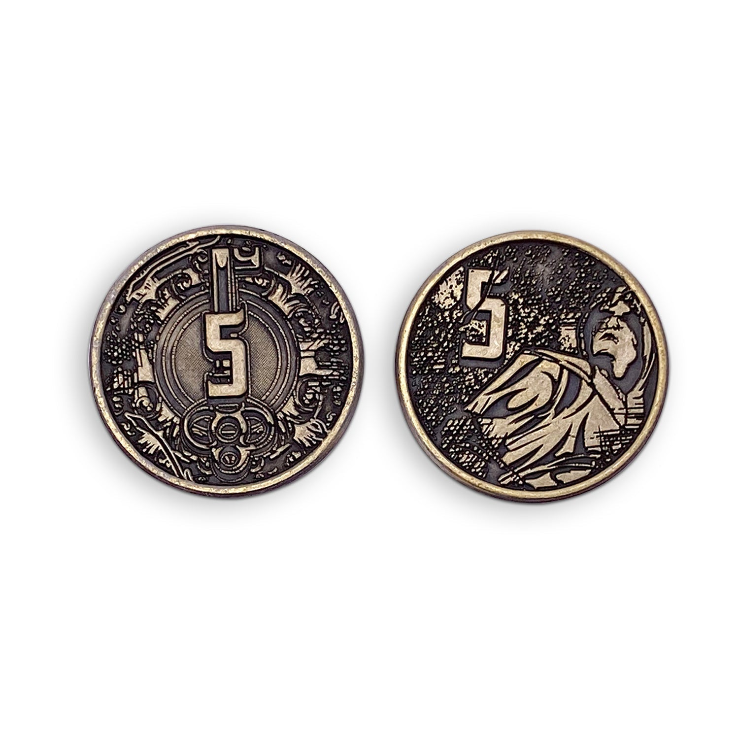 Adventure Coins – Thieves Metal Coins Set of 10-Norse Foundry-Norse Foundry-RPG Coins-Metal Coins-DND Coins-TTRPG Coins-dnd accessories-d&d coins