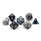 African Turquoise - 7 Piece RPG Set TruStone Dice-TruStone Dice-Norse Foundry-Gemstone Dice-Dungeons and Dragons Dice-Gem Dice-D&D Dice-Gaming Dice-Perfect for Tabletop RPGs-Dice Set