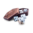 Amazonite - 7 Piece RPG Set Gemstone Dice-Gemstone Dice-Norse Foundry-Gemstone Dice-Dungeons and Dragons Dice-Gem Dice-D&D Dice-Gaming Dice-Perfect for Tabletop RPGs-Dice Set