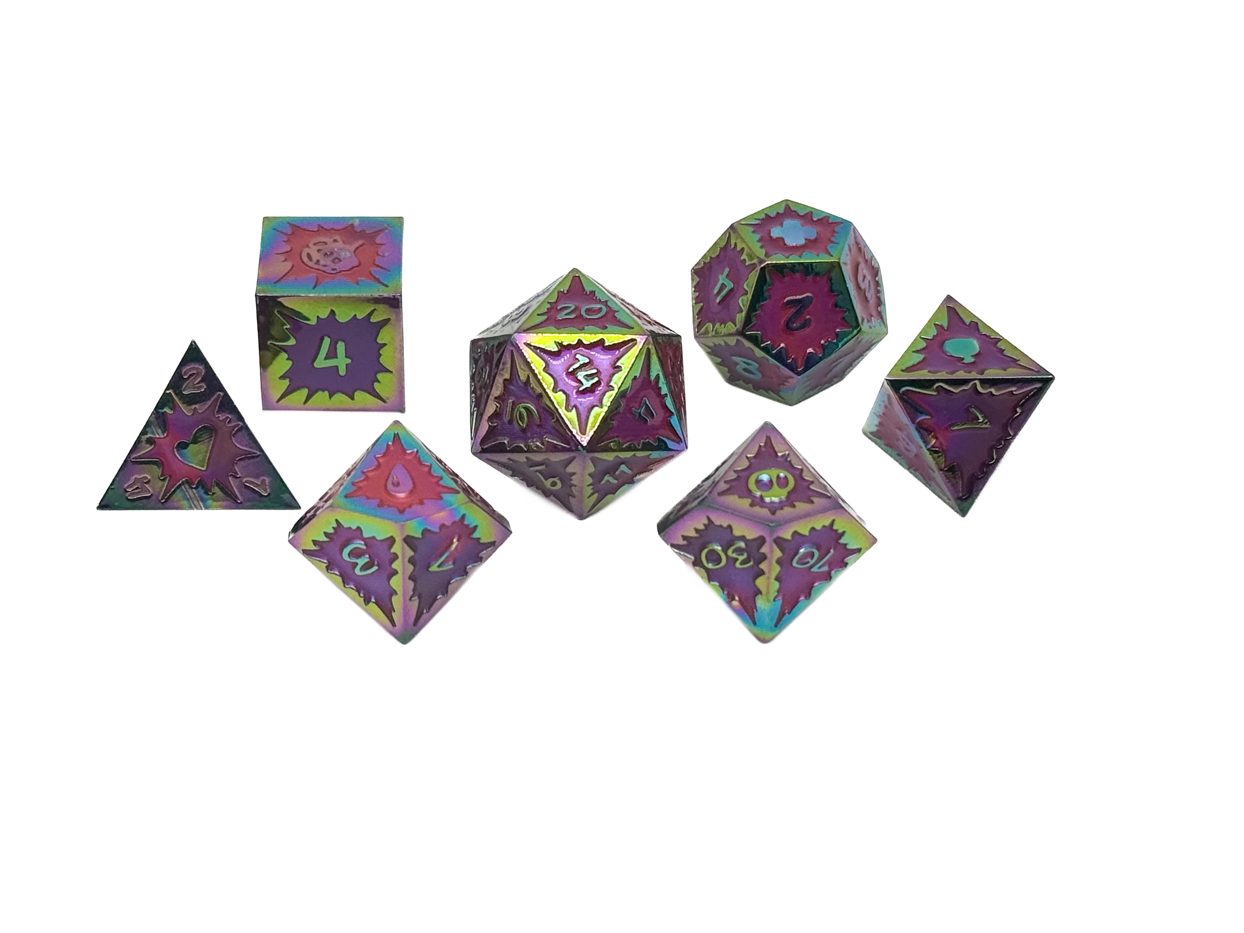Anime Mystery Dice Set-Mystery Deals-Norse Foundry -mystery dice-dungeons and dragons-d&d-dungeons & dragons-mystery deal-Perfect for Tabletop RPGs