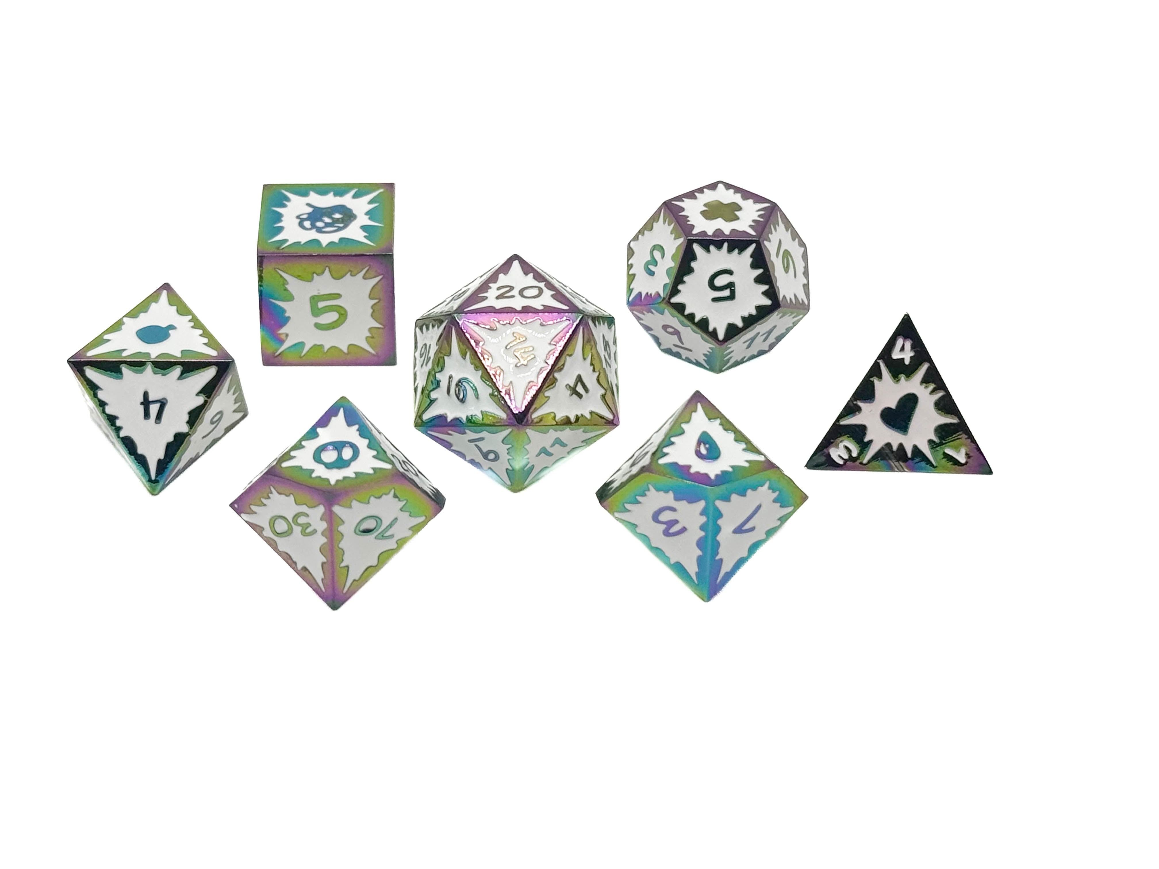 Anime Mystery Dice Set-Mystery Deals-Norse Foundry -mystery dice-dungeons and dragons-d&d-dungeons & dragons-mystery deal-Perfect for Tabletop RPGs