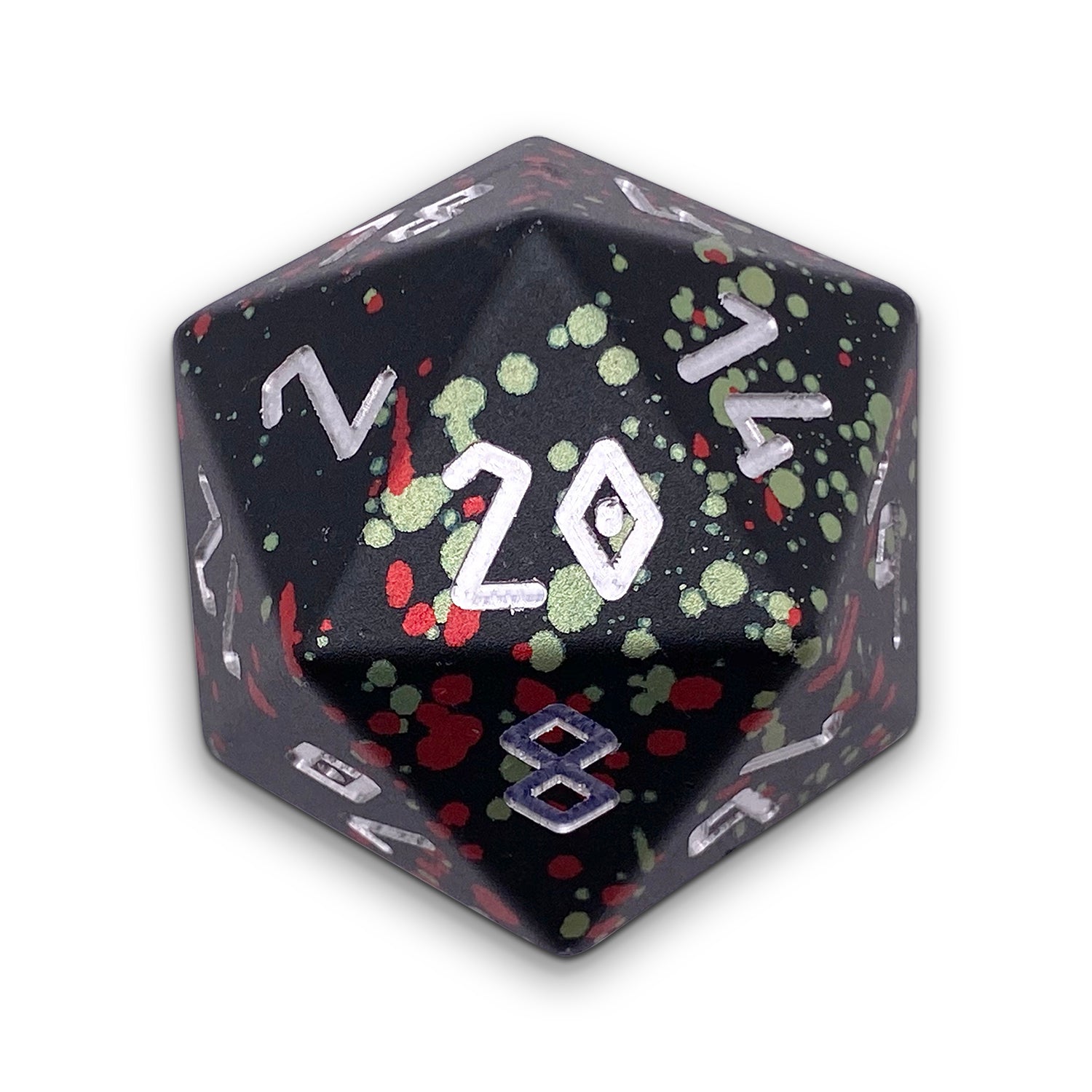 Astral Plane - Boulder® 55mm 6063 Aluminum Wondrous Dice-Dice-Norse Foundry-Norse Foundry-aluminum dice-dungeons & dragons-d&d dice-rpg dice-d20-d&d-55mm-oversize-boulder-perfect for tabletop rpgs