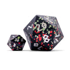 Astral Plane - Boulder® 55mm 6063 Aluminum Wondrous Dice-Dice-Norse Foundry-Norse Foundry-aluminum dice-dungeons & dragons-d&d dice-rpg dice-d20-d&d-55mm-oversize-boulder-perfect for tabletop rpgs