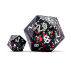 Astral Plane - Boulder® 55mm 6063 Aluminum Wondrous Dice-Dice-Norse Foundry-Norse Foundry-aluminum dice-dungeons & dragons-d&d dice-rpg dice-d20-d&d-55mm-oversize-boulder-perfect for tabletop rpgs