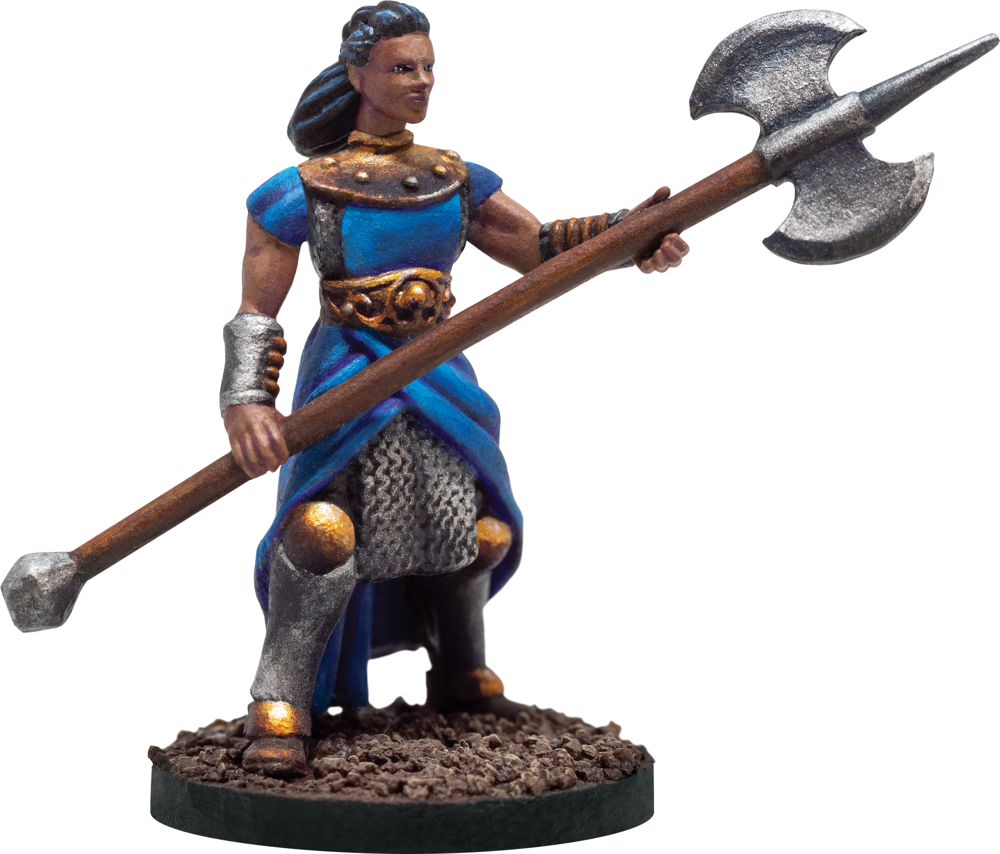 Astrid - Human Heavy Armored 28mm Miniature by Adventurers & Adversaries
