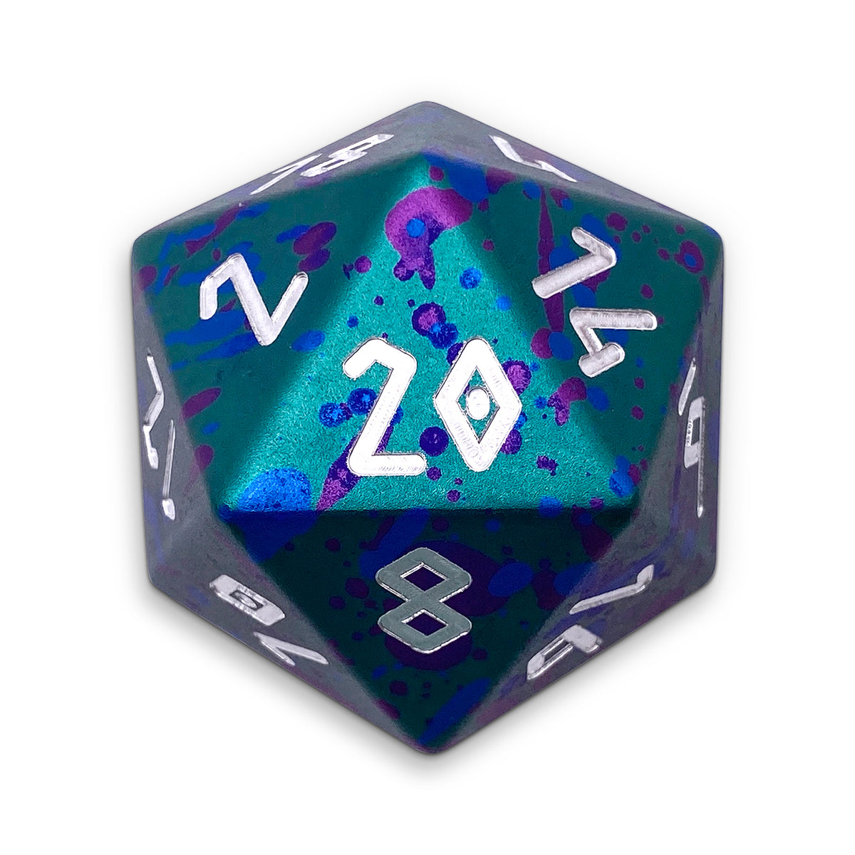 Single Wondrous Dice® D20 in Augury by