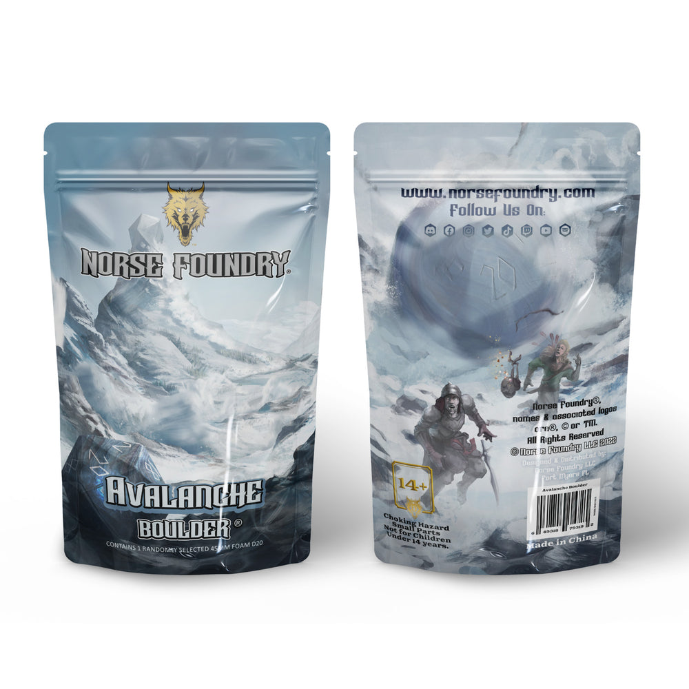 Avalanche Boulder® - Mystery Boulder® 55mm Silicone Dice - Case of 10