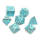 Banshee Wail - Norse Themed Metal Dice Set-Zinc Alloy Dice-Norse Foundry-Dungeons and Dragons-DND Dice-D20-Metal Dice Set-DND-D&D Metal Dice Set-Perfect for Tabletop RPGs