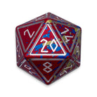 Barbarians Rage - Nimbus™ Boulder® 55mm 6063 Aluminum Wondrous Dice-Dice-Norse Foundry-Norse Foundry-aluminum dice-dungeons & dragons-d&d dice-rpg dice-d20-d&d-55mm-oversize-boulder-perfect for tabletop rpgs