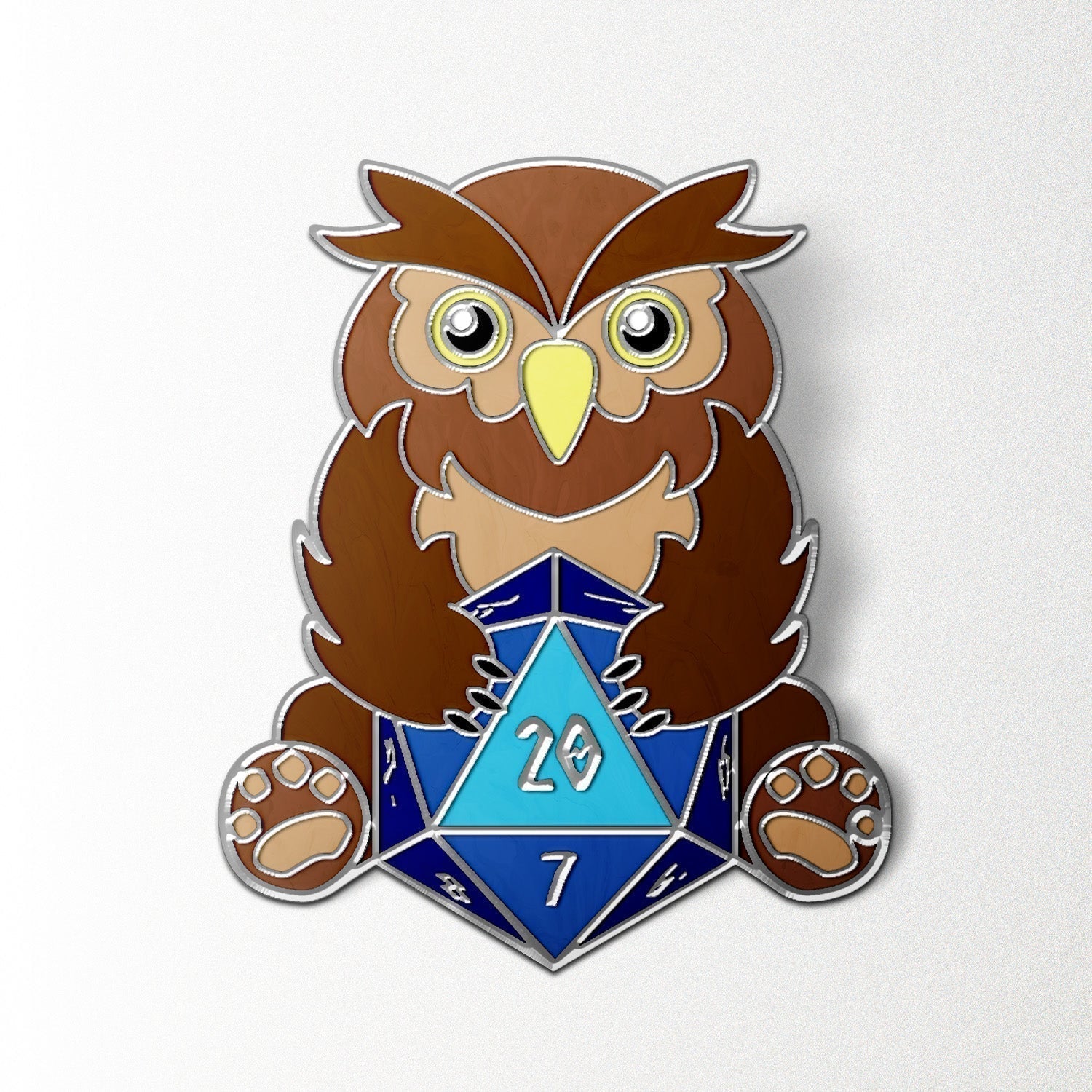 Bear - Hard Enamel Adventure Dice Pin Metal by Norse Foundry-Pins-Norse Foundry-D&D Enamel Pin-D&D Pin-Dungeons and Dragons Enamel Pin-DND Accessories
