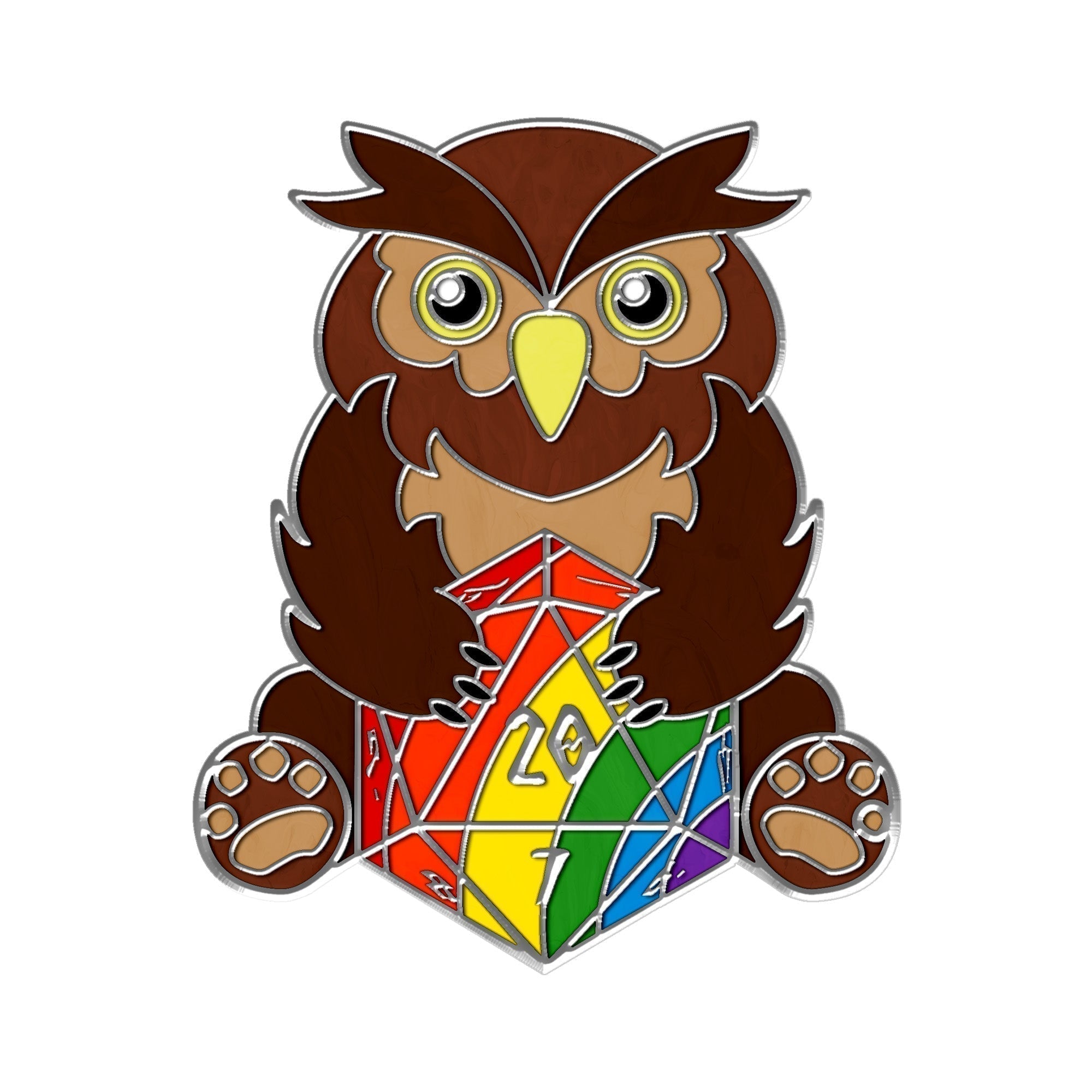 Bear - Hard Enamel Adventure Dice Pin Metal by Norse Foundry-Pins-Norse Foundry-D&D Enamel Pin-D&D Pin-Dungeons and Dragons Enamel Pin-DnD Accessories