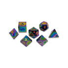 BiFrost - 7 Piece Metal D&D & RPGs Dice Set-Zinc Alloy Dice-Norse Foundry-Norse Foundry-dungeons & dragons-d&d dice set-rpg dice set-d20-metal dice set-d&d-perfect for tabletop rpgs