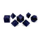 Black Hole - Space Dice 7 Piece RPG Set Alloy Metal Dice | Glows in the Dark-Metal - Zinc Alloy Dice-Norse Foundry-Dungeons and Dragons-D&D Dice-D20-Metal Dice Set-DnD-D&D Metal Dice Set-Perfect for Tabletop RPGs