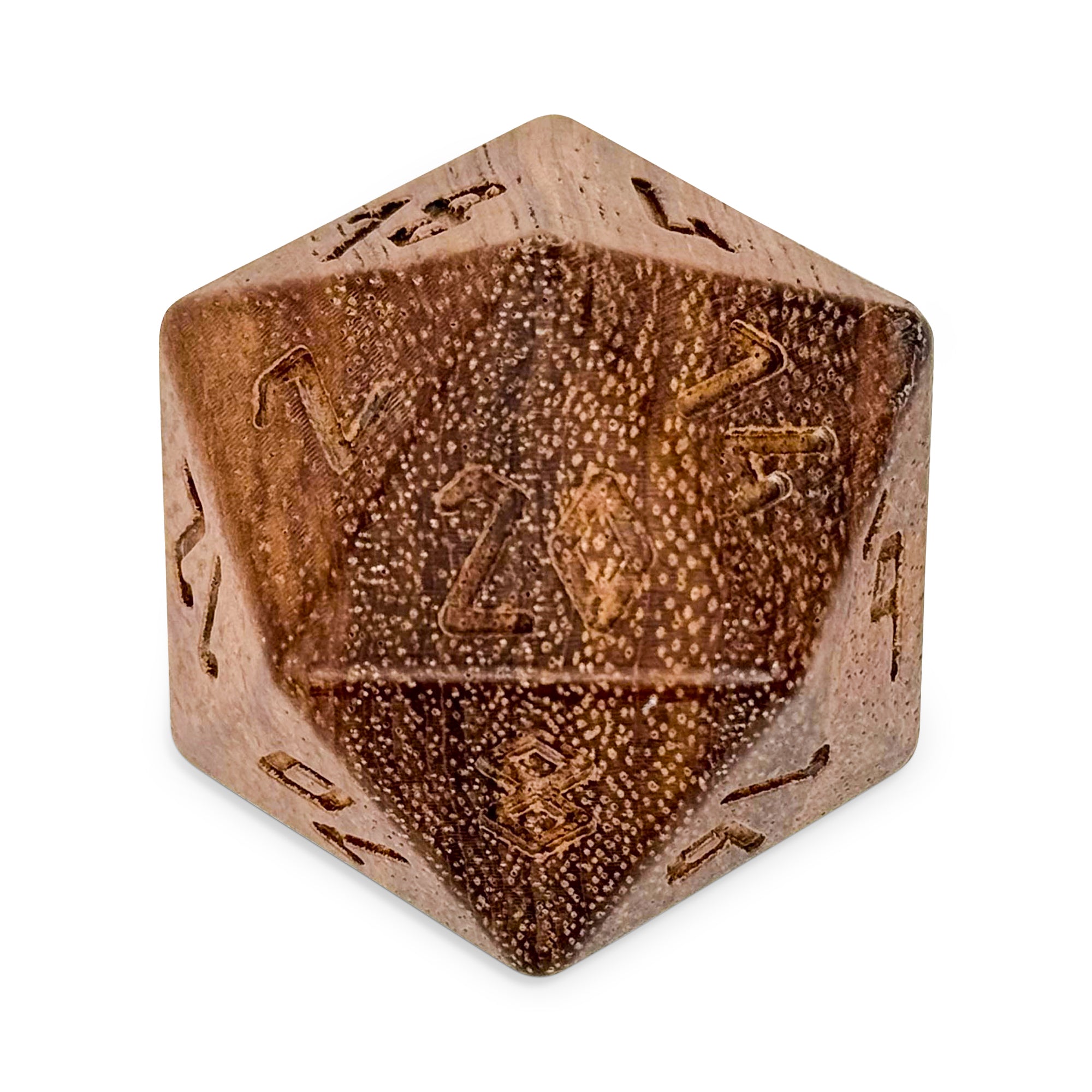 Black Walnut - Boulder® 45mm Wooden Dice-Dice-Norse Foundry-Norse Foundry-dungeons & dragons-d&d dice-rpg dice-d20-wood dice-d&d-boulder-perfect for tabletop rpgs