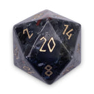 Bloodstone - Boulder® 30mm Gemstone Dice-Boulder-Norse Foundry-Dungeons and Dragons Dice-Gem Dice-D20-Gemstone D20-Collectible D20 Dice-Giant D20 for DnD