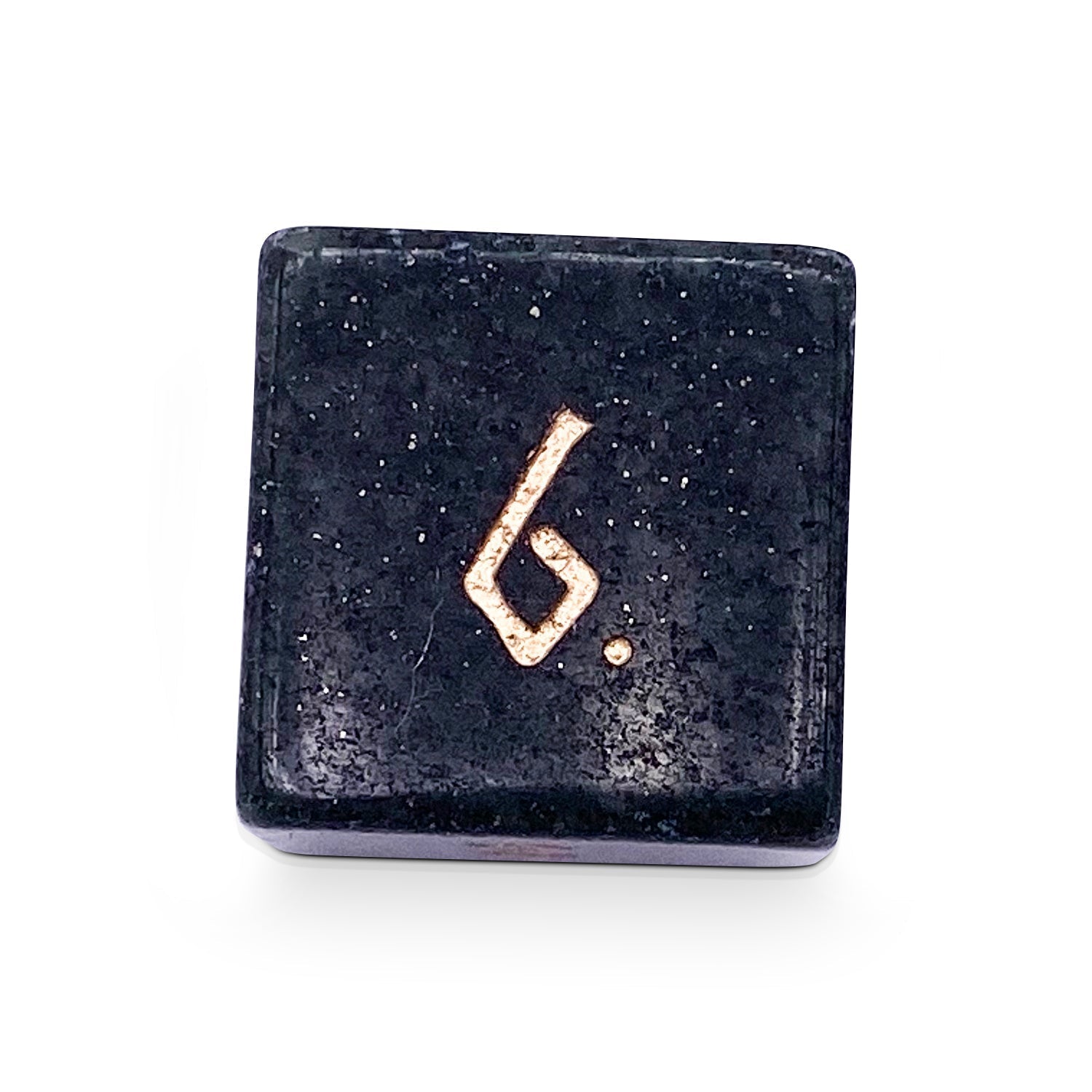 Bloodstone - Single D6 Gemstone Dice-Gemstone Dice-Norse Foundry-Gemstone Dice-Dungeons and Dragons Dice-Gem Dice DnD Dice-Gaming Dice-Perfect for Tabletop RPGs-D6