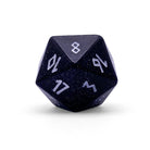 Blue Sandstone - Single D20 Gemstone Dice-Gemstone Dice-Norse Foundry-Gemstone Dice-Dungeons and Dragons Dice-Gem Dice-DnD Dice-Gaming Dice-Perfect for Tabletop RPGs-D20