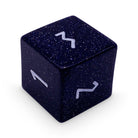 Blue Sandstone - Single D6 Gemstone Dice-Gemstone Dice-Norse Foundry-Gemstone Dice-Dungeons and Dragons Dice-Gem Dice DnD Dice-Gaming Dice-Perfect for Tabletop RPGs-D6
