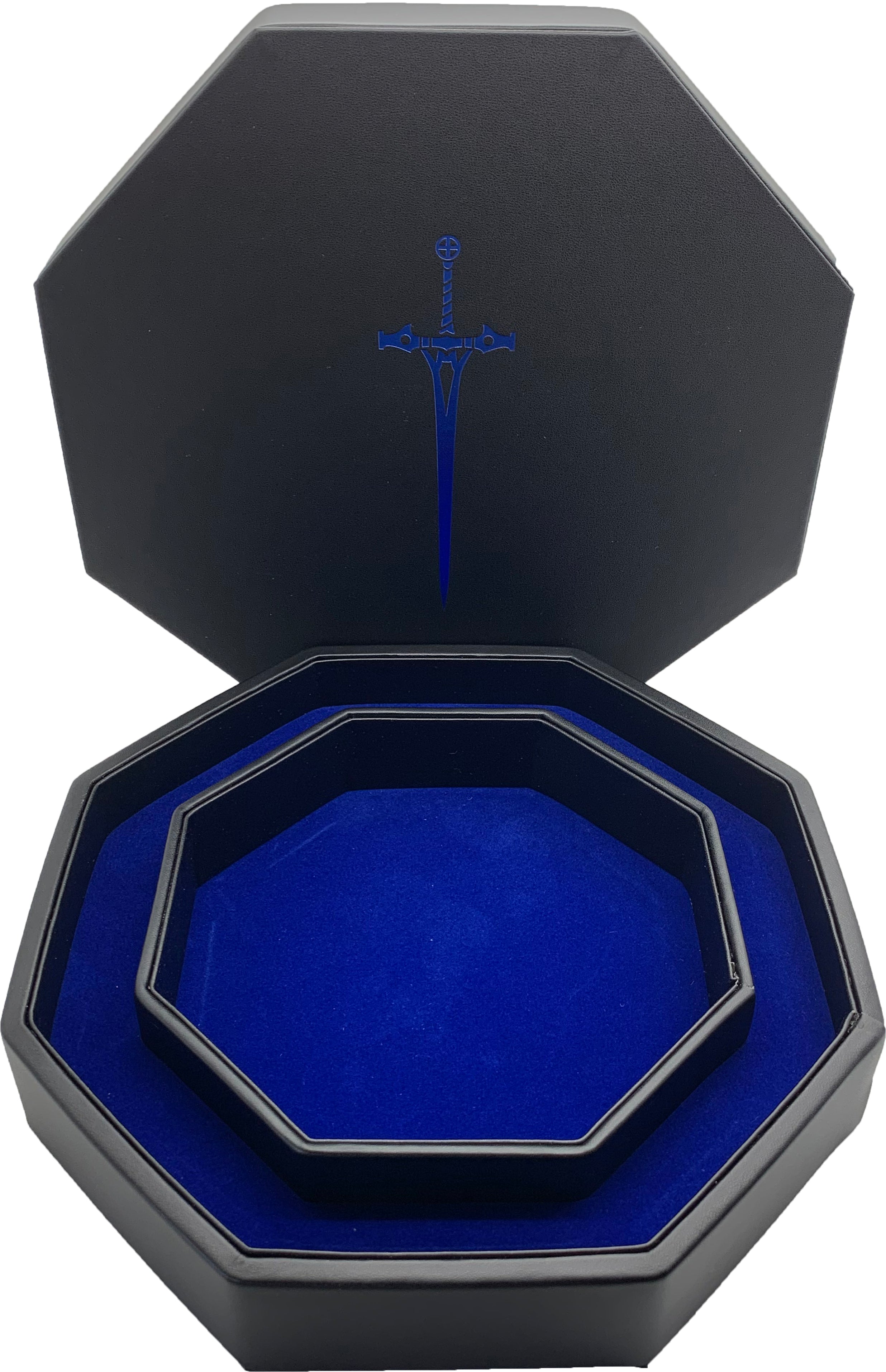 Blue Sword - Tray of Holding™ Dice Tray by Norse Foundry-Dice Tray-Norse Foundry-Dice Tray-D&D Dice Tray-D&D Dice Tray-D&D Accessories-D&D Dice Storage