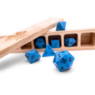 Blue Turquoise - 7 Piece RPG Set Gemstone Dice-Gemstone Dice-Norse Foundry-Gemstone Dice-Dungeons and Dragons Dice-Gem Dice-DND Dice-Gaming Dice-Perfect for Tabletop RPGs-Dice Set