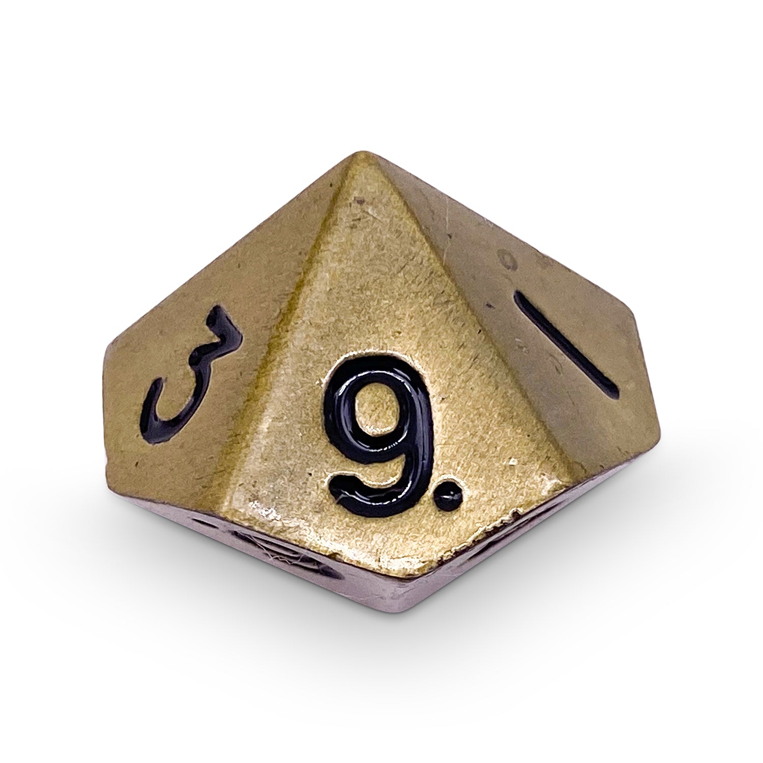 Single Alloy D10 in Bronze Dragon Scale by
