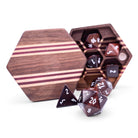 Bull's Eye - 7 Piece RPG Set Gemstone Dice-Gemstone Dice-Norse Foundry-Gemstone Dice-Dungeons & Dragons Dice-Gem Dice-DnD Dice-Gaming Dice-Perfect for Tabletop RPGs-Dice Set