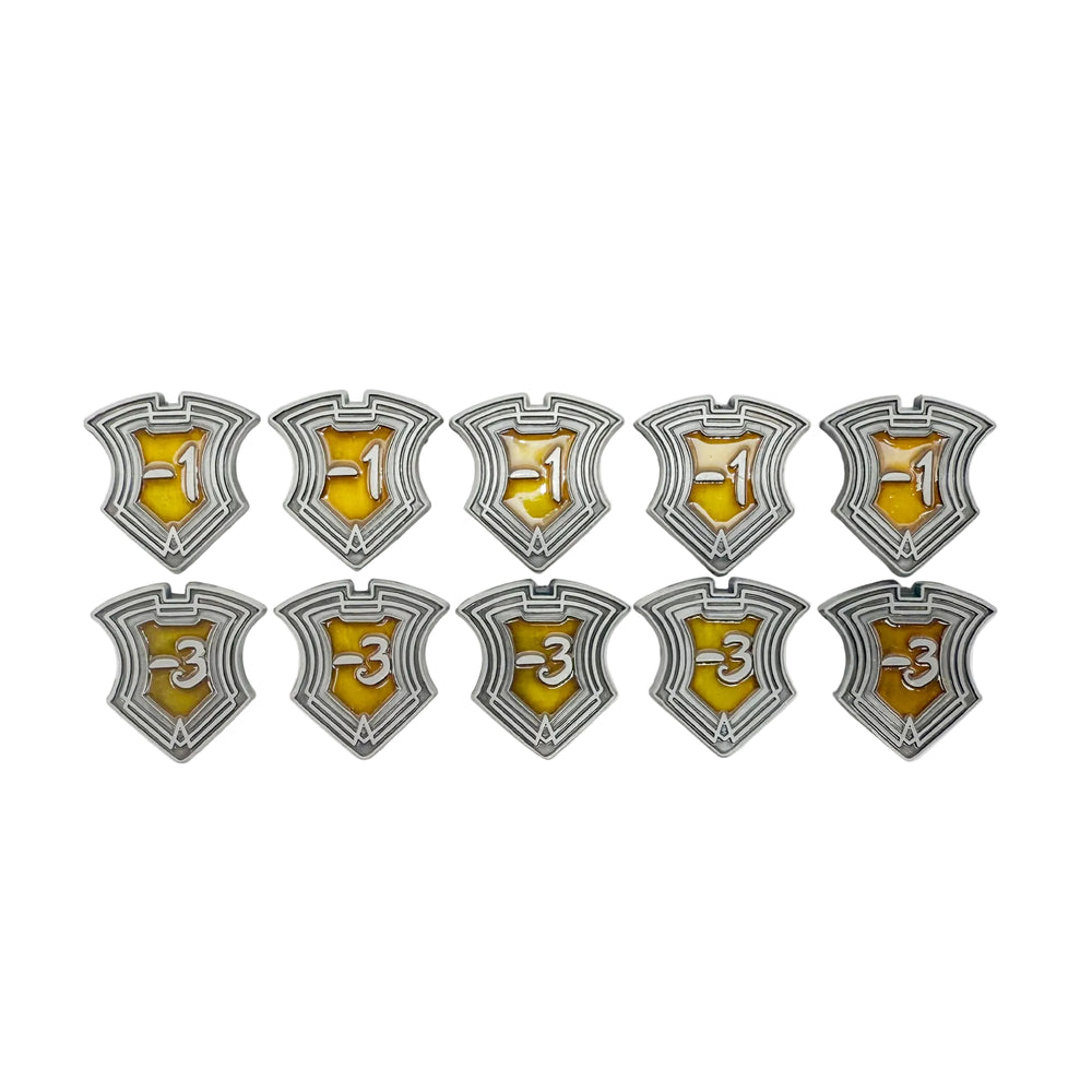 CCG Shield Tokens - Amber - 10 Pack