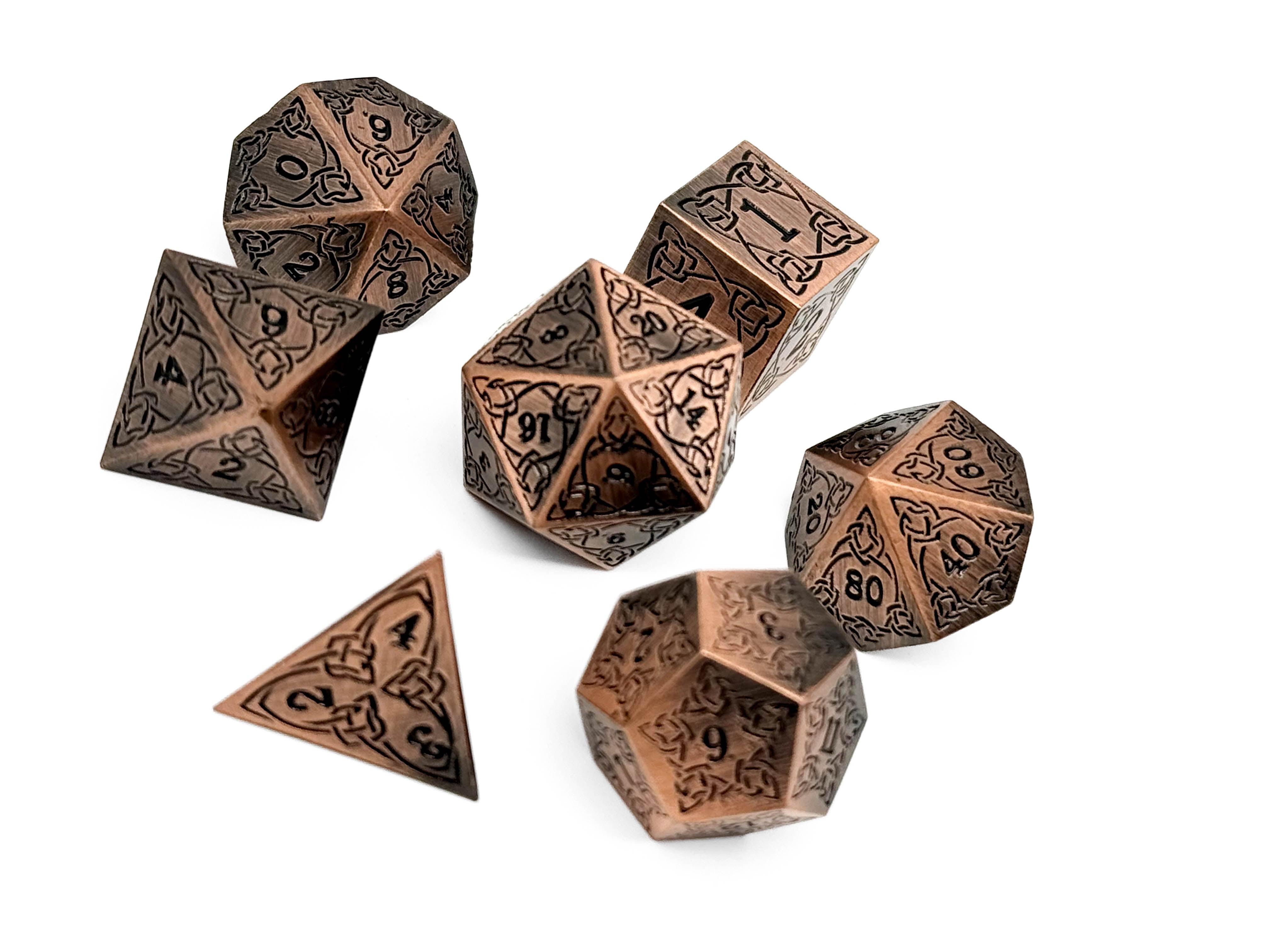 Celtic Mystery Dice Set-Norse Foundry-Norse Foundry-mystery dice-dungeons and dragons-dnd-dungeons & dragons-mystery deal-Perfect for Tabletop RPGs