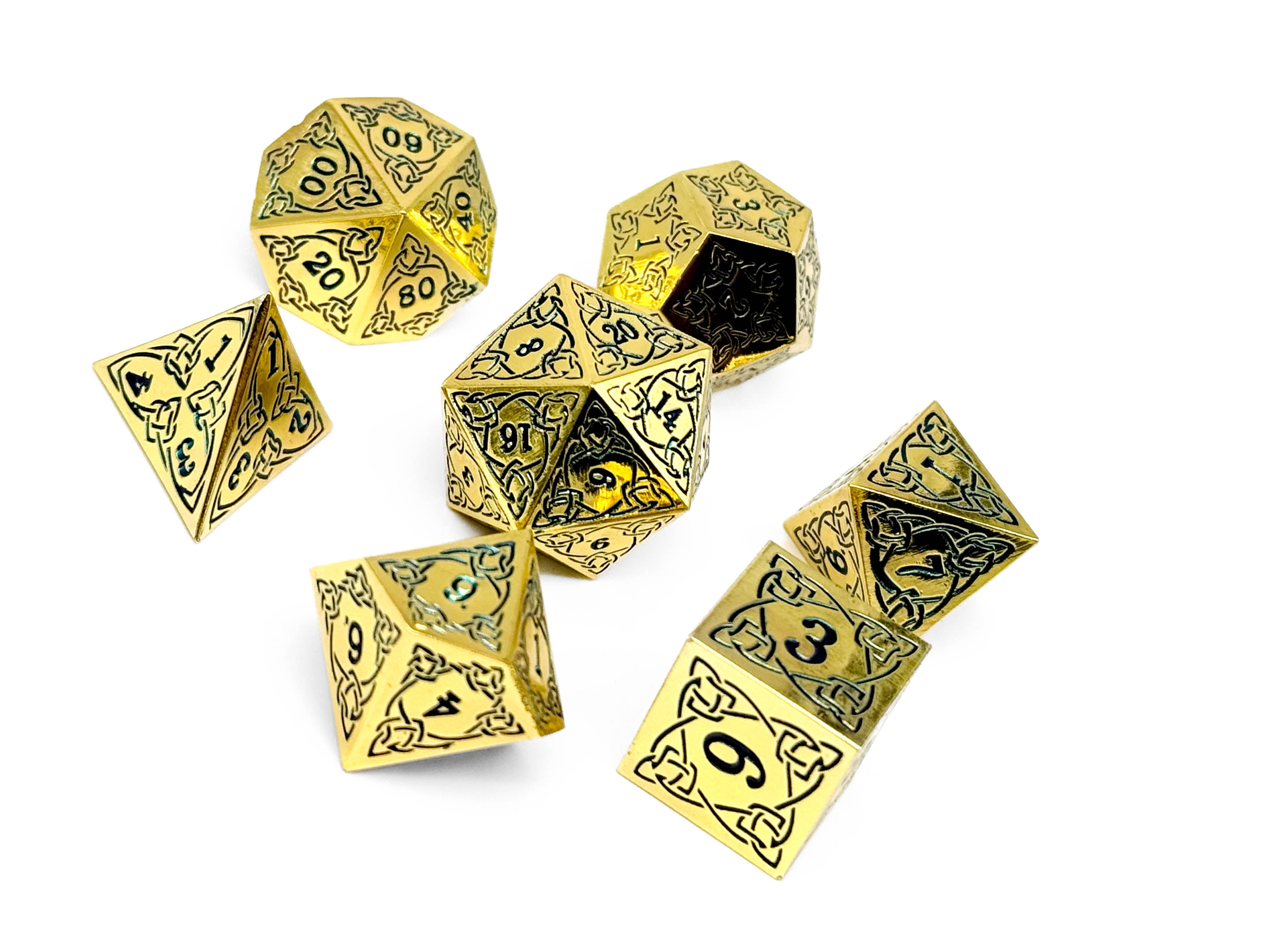 Celtic Mystery Dice Set-Norse Foundry-Norse Foundry-mystery dice-dungeons and dragons-dnd-dungeons & dragons-mystery deal-Perfect for Tabletop RPGs