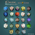 Celtic Mystery Dice Set-Norse Foundry-Norse Foundry-mystery dice-dungeons and dragons-dnd-dungeons & dragons-mystery deal-Perfect for Tabletop RPGs