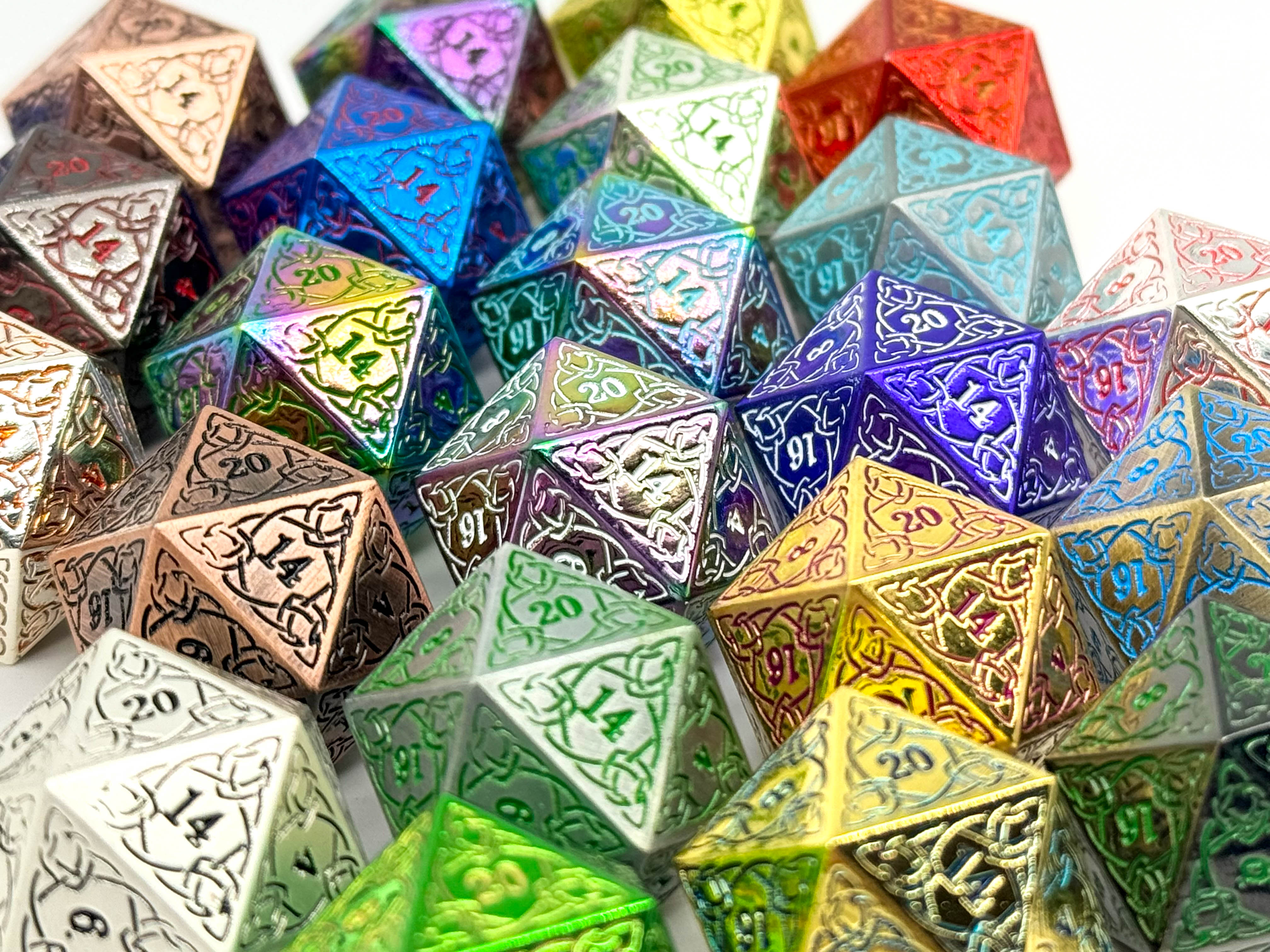 Celtic Mystery Dice Set-Norse Foundry-Norse Foundry-mystery dice-dungeons and dragons-dnd-dungeons & dragons-mystery deal-Perfect for Tabletop RPGs