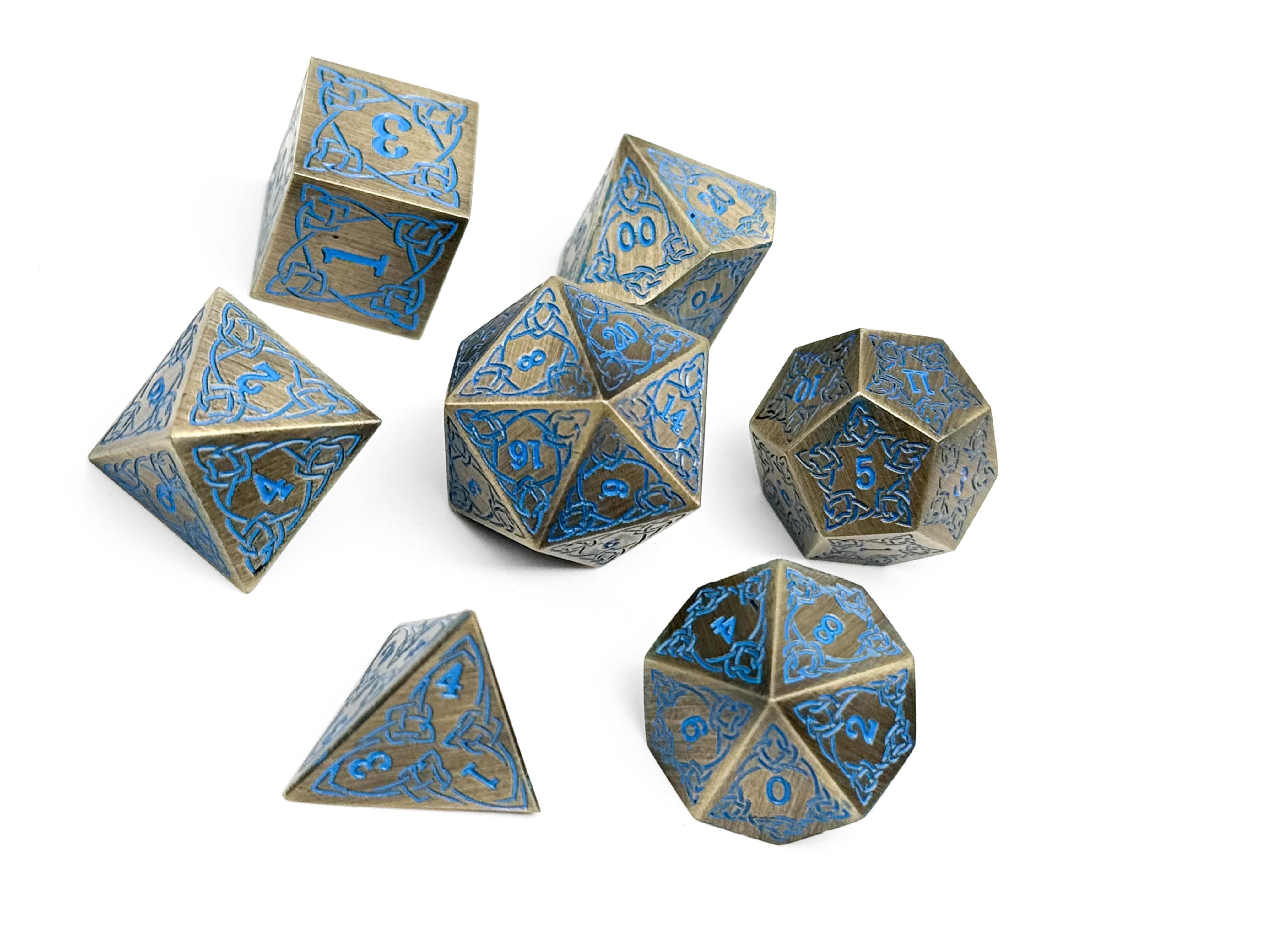 Celtic Mystery Dice Set-Norse Foundry-Norse Foundry-mystery dice-dungeons and dragons-dnd-dungeons & dragons-mystery deal-Perfect for Tabletop RPGs
