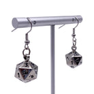 Chainmail - Ioun Stone D20 Dice Earrings by Norse Foundry-Earrings-Norse Foundry-dungeons and dragons-dnd-dungeons & dragons-earrings-dnd accessories
